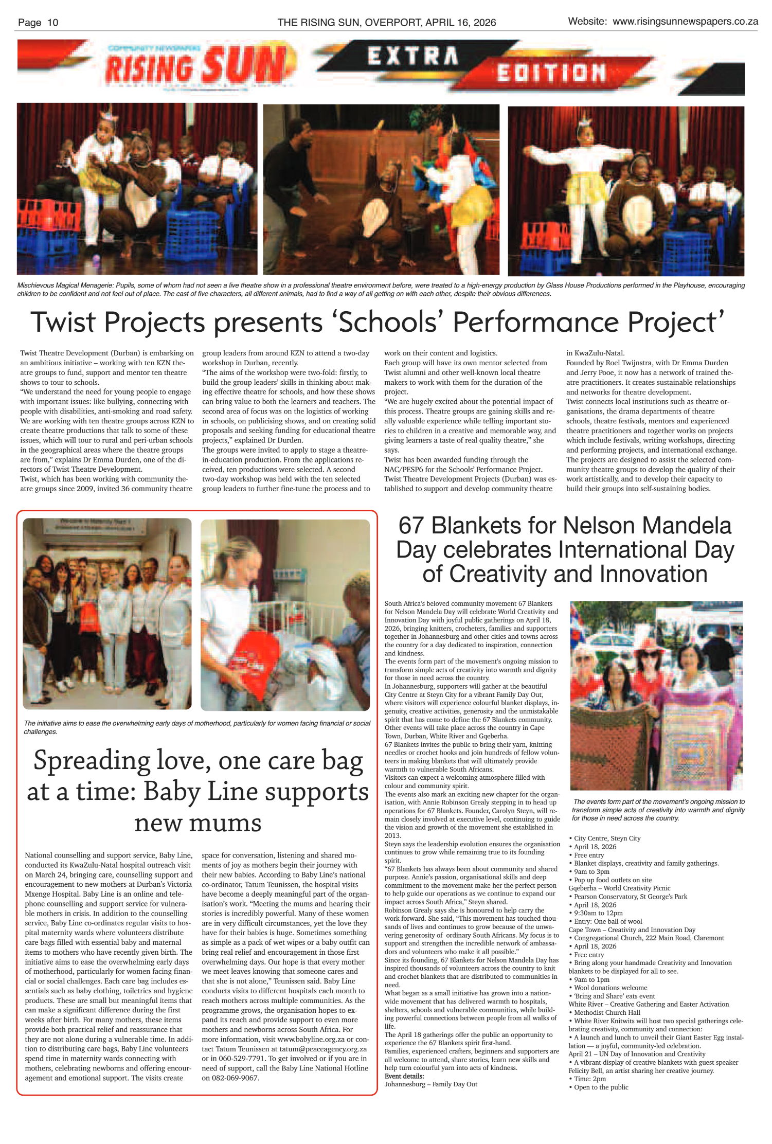 Rising Sun Overport E-Paper, April 16, 2026 page 10