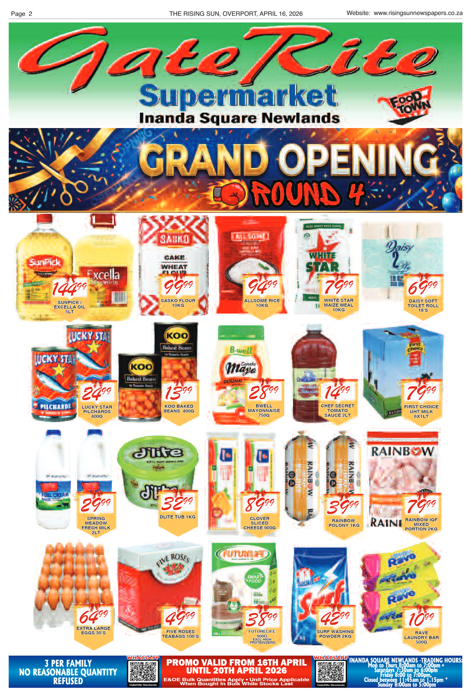 Rising Sun Overport E-Paper, April 16, 2026 page 2