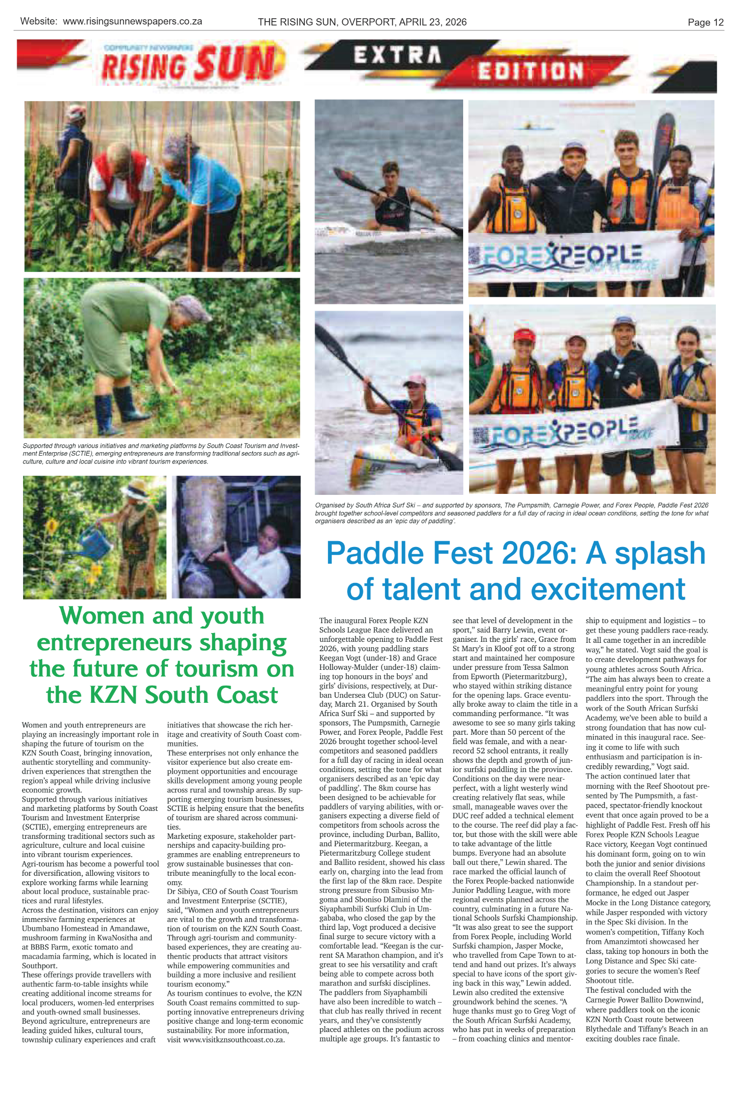 Rising Sun Overport E-Paper, April 23, 2026 page 12