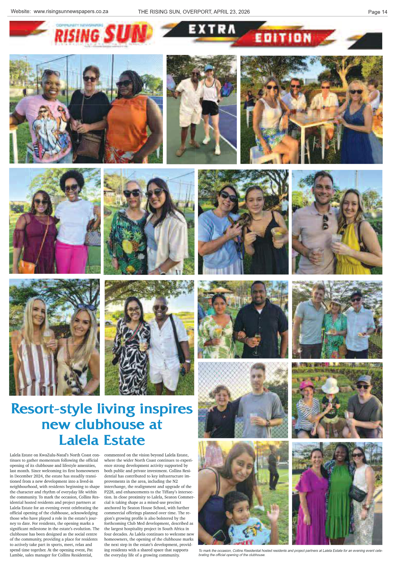 Rising Sun Overport E-Paper, April 23, 2026 page 14