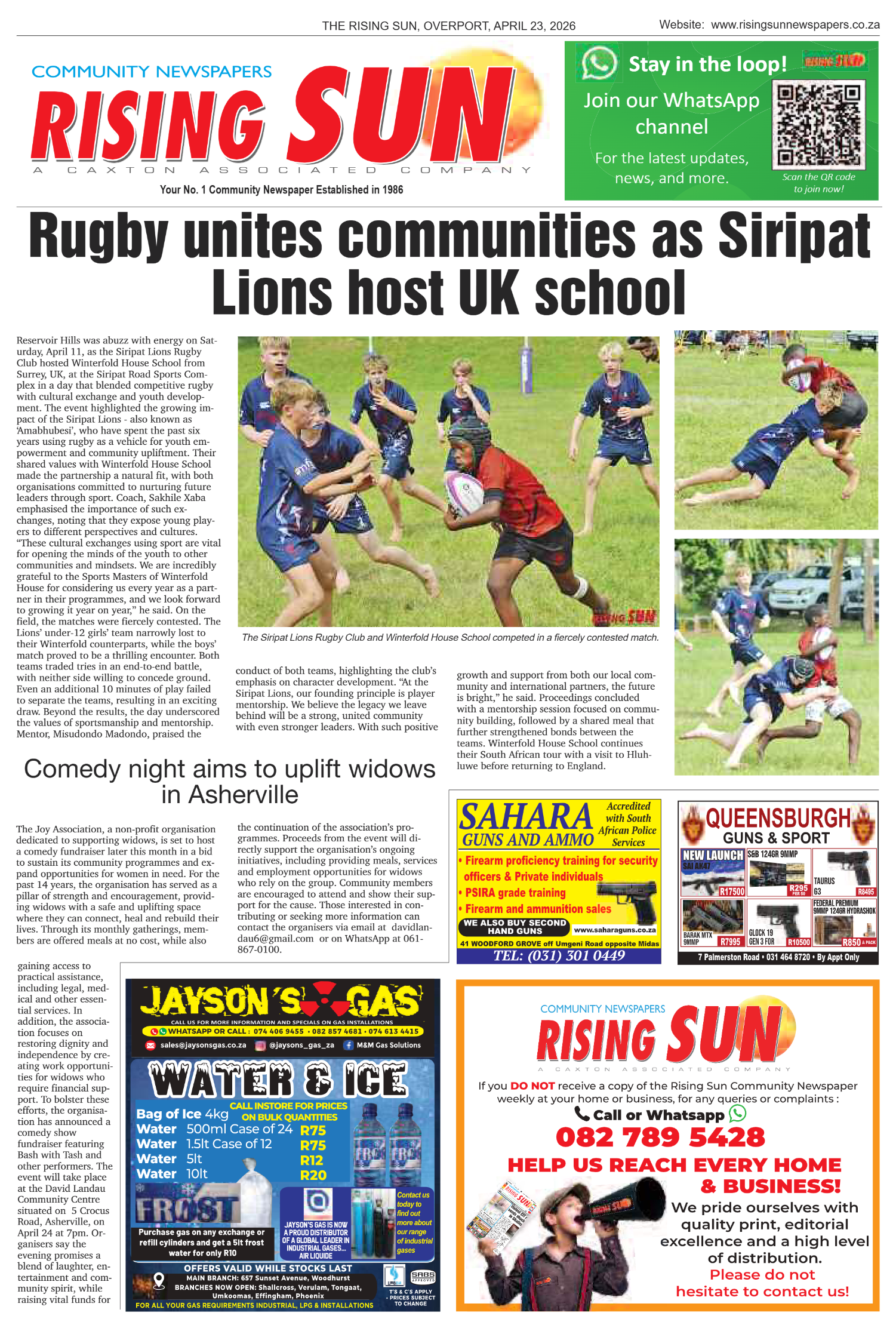 Rising Sun Overport E-Paper, April 23, 2026 page 19