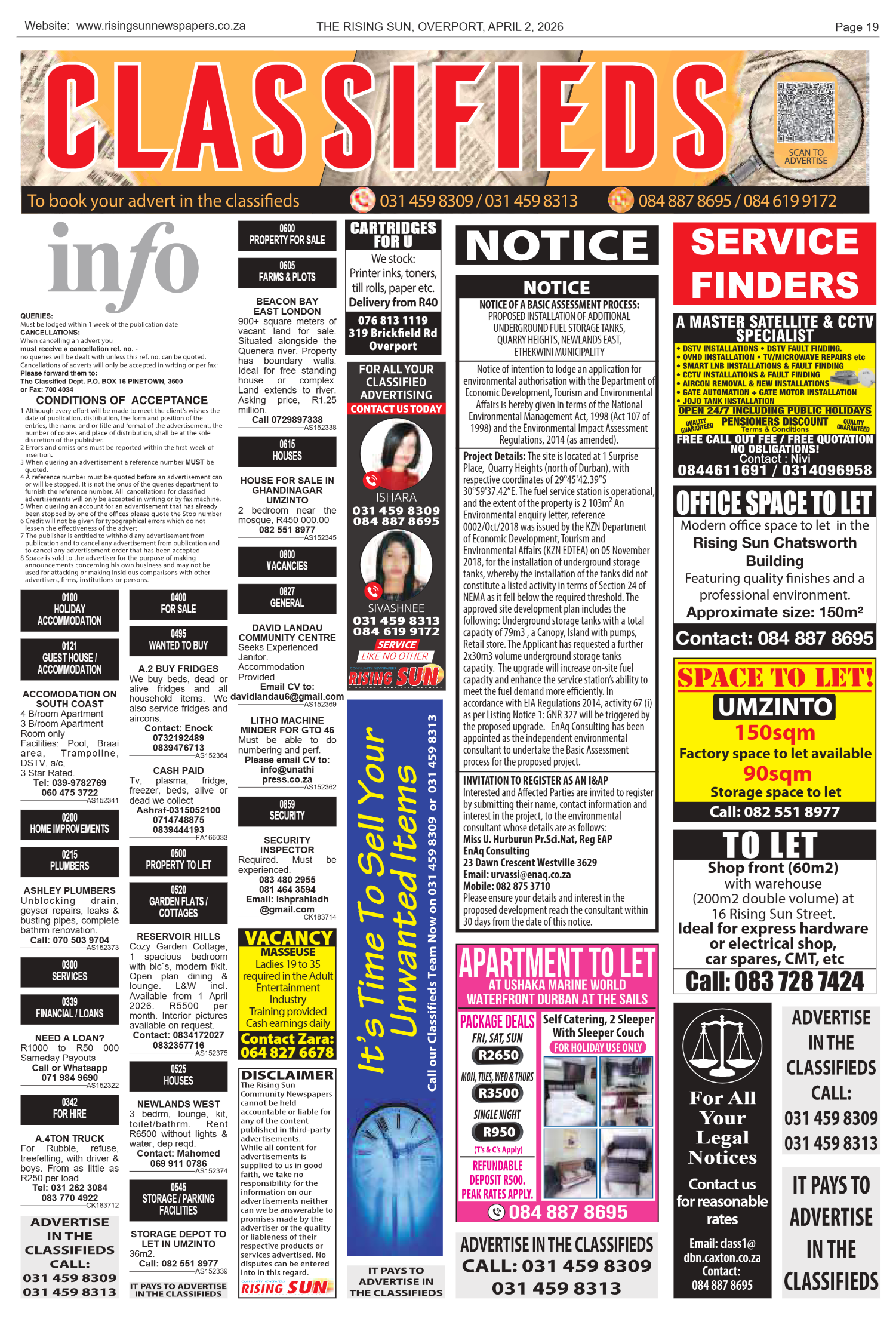 Rising Sun Overport E-Paper, April 2, 2026 page 21