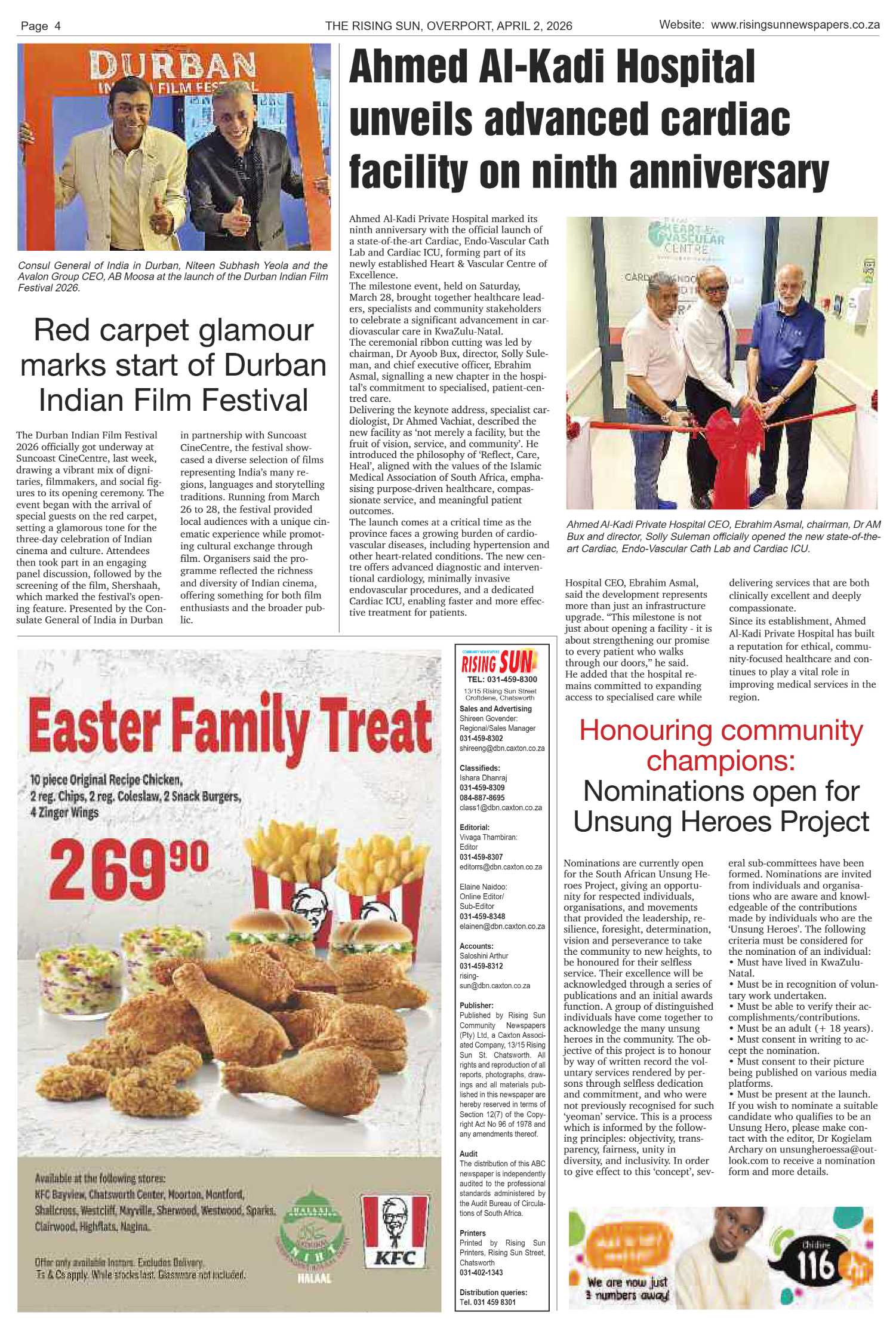 Rising Sun Overport E-Paper, April 2, 2026 page 6