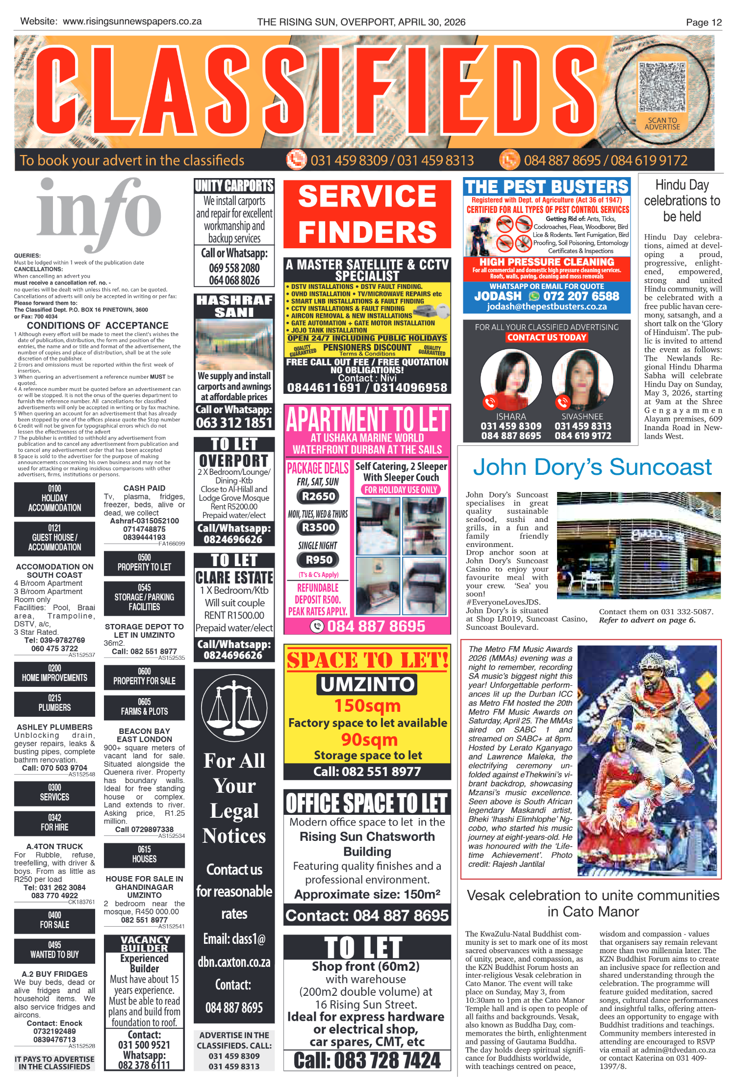 Rising Sun Overport E-Paper, April 30, 2026 page 12