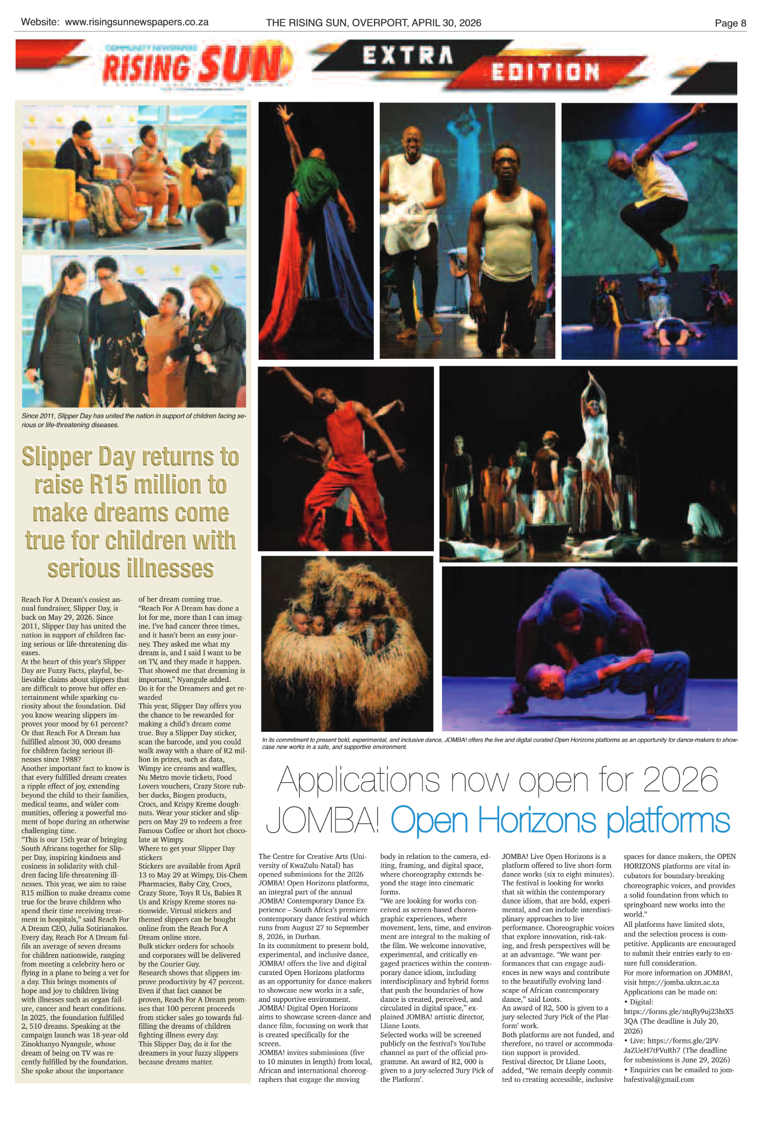 Rising Sun Overport E-Paper, April 30, 2026 page 8