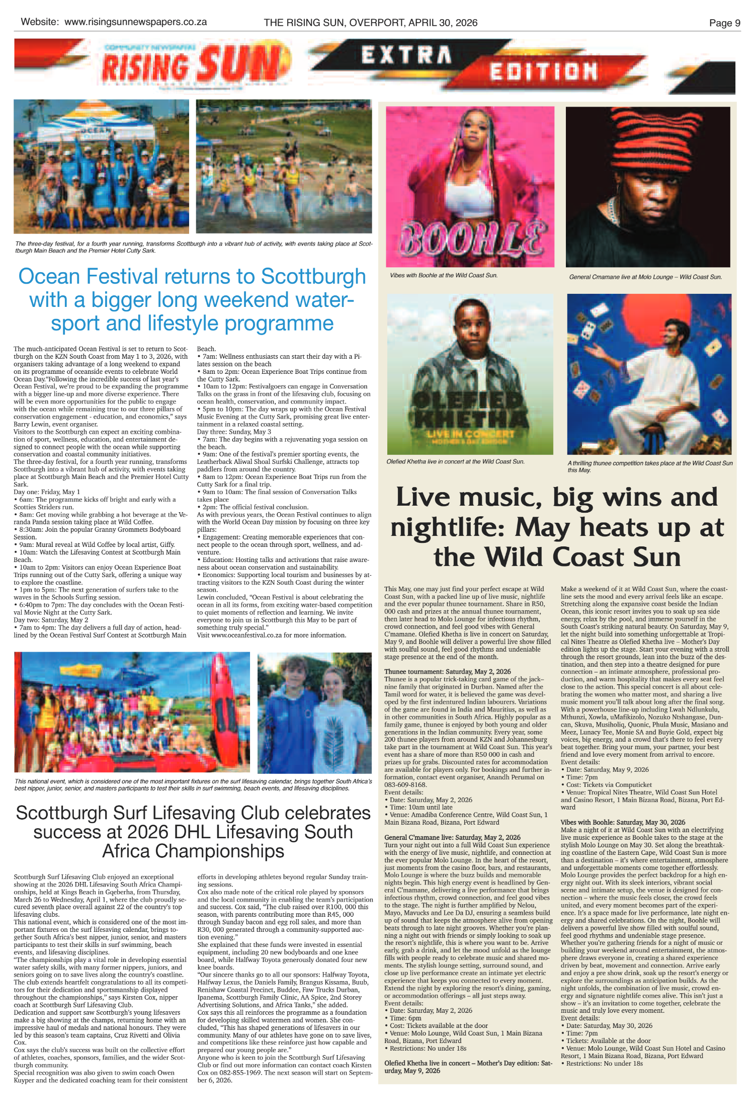 Rising Sun Overport E-Paper, April 30, 2026 page 9