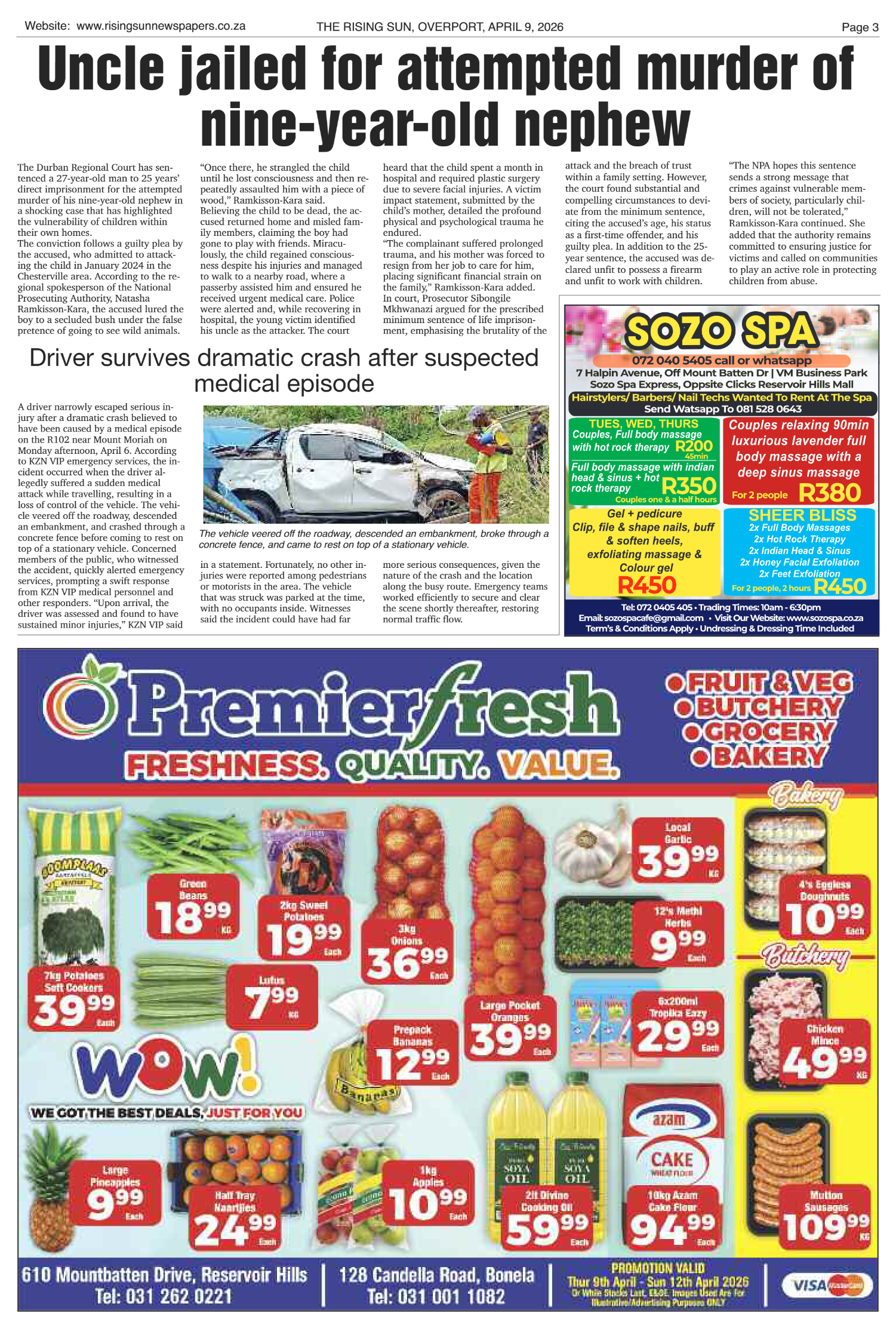 Rising Sun Overport E-Paper, April 9, 2026 page 3