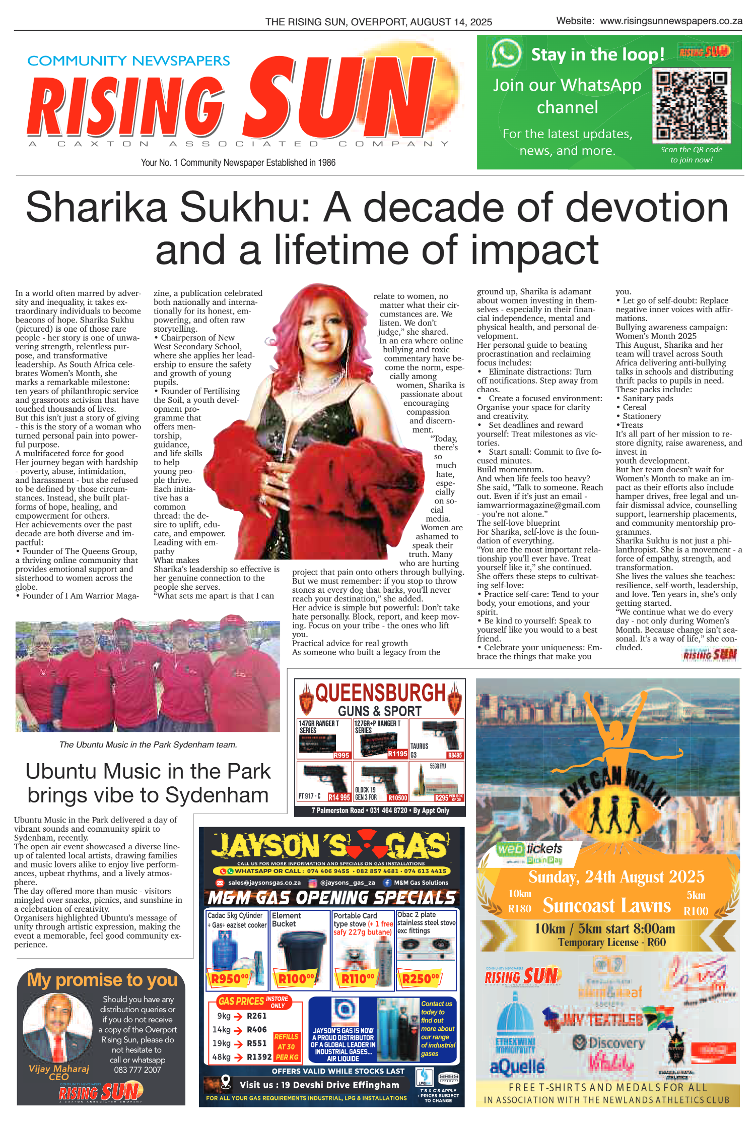 Rising Sun Overport E-Paper, August 14, 2025 page 15