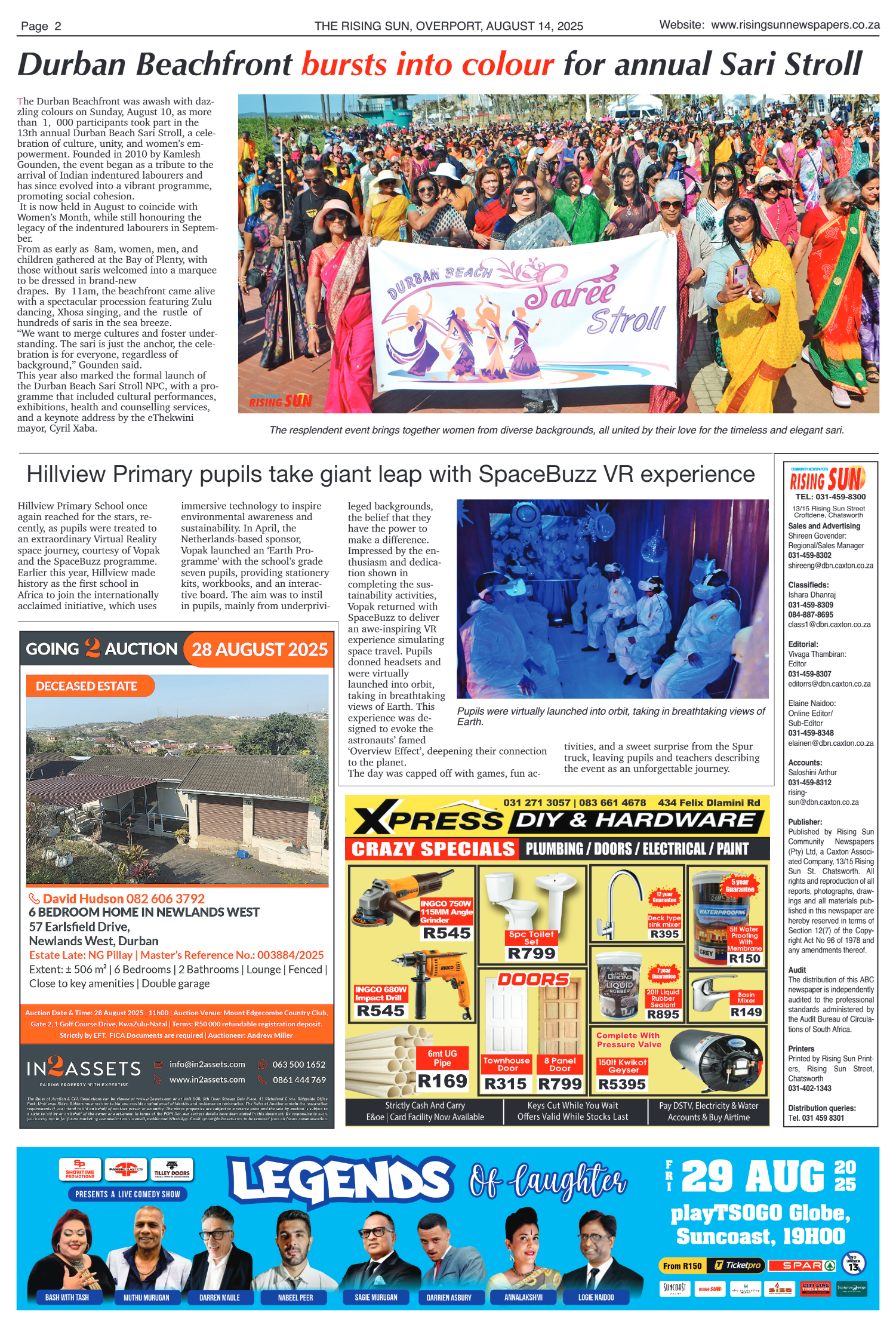 Rising Sun Overport E-Paper, August 14, 2025 page 2