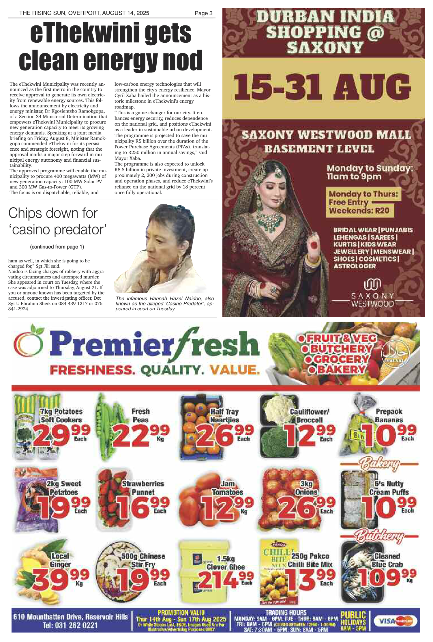 Rising Sun Overport E-Paper, August 14, 2025 page 3