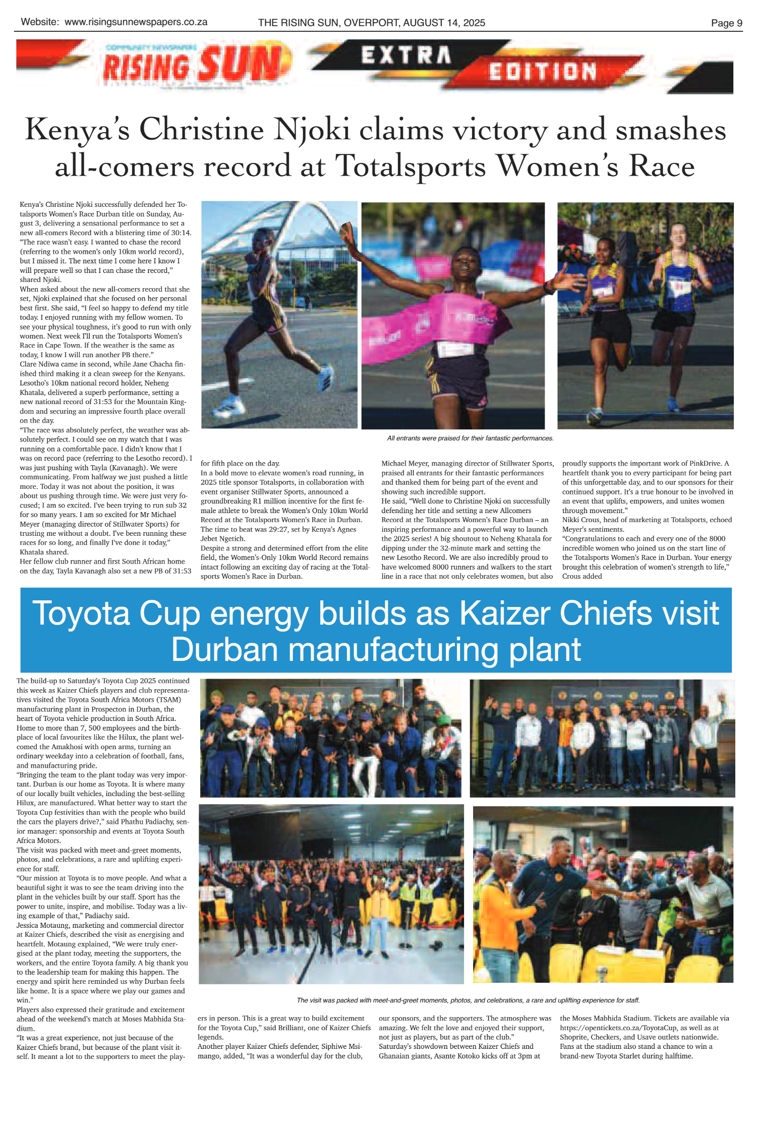 Rising Sun Overport E-Paper, August 14, 2025 page 9
