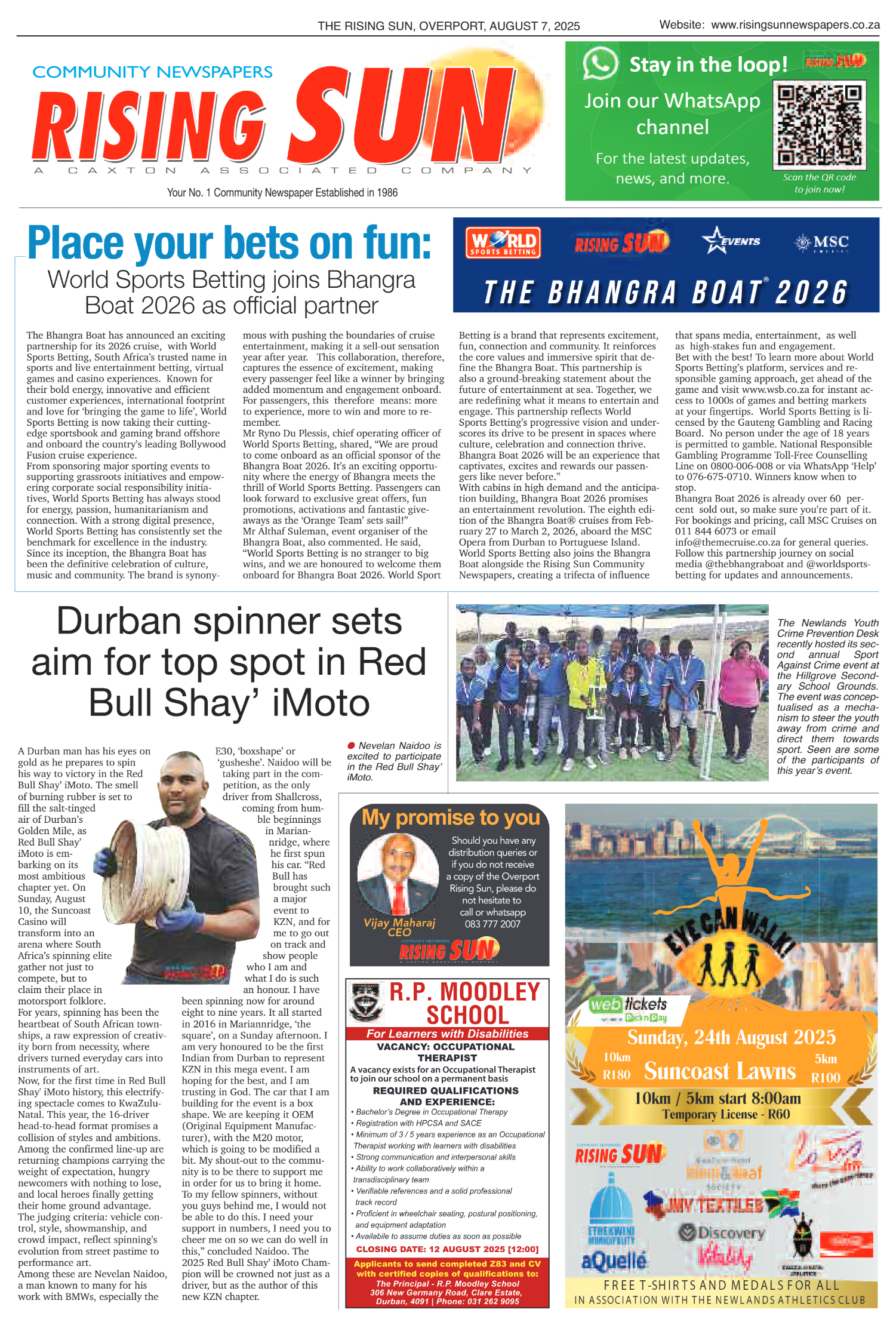 Rising Sun Overport E-Paper, August 7, 2025 page 15