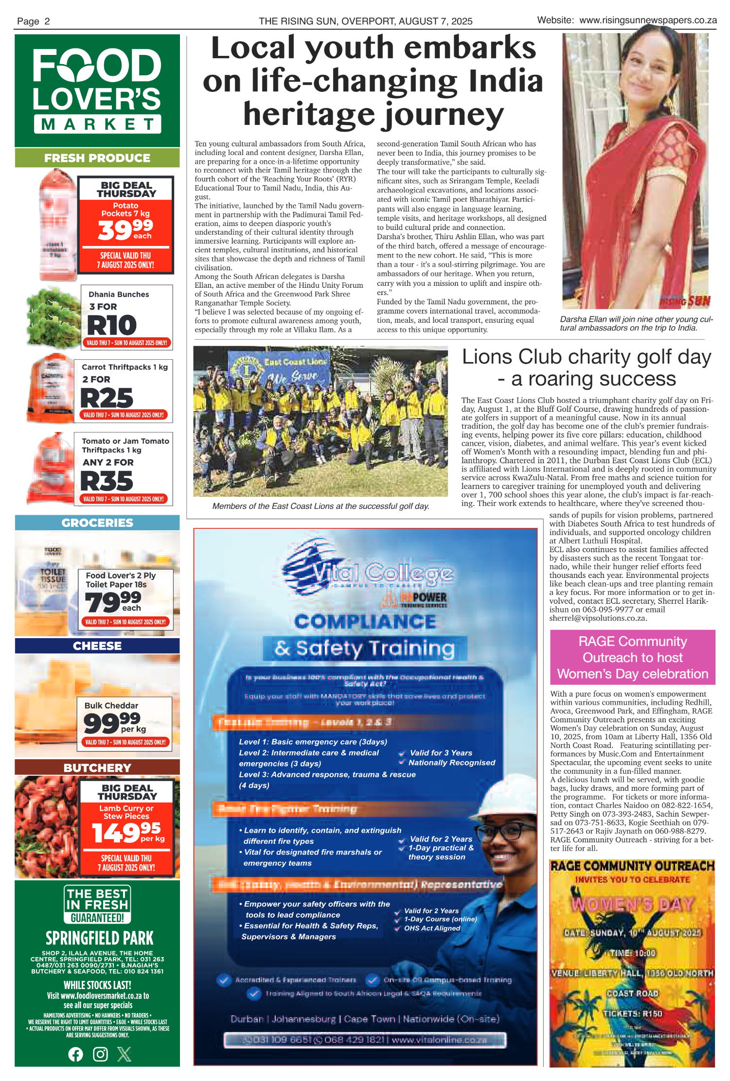 Rising Sun Overport E-Paper, August 7, 2025 page 2