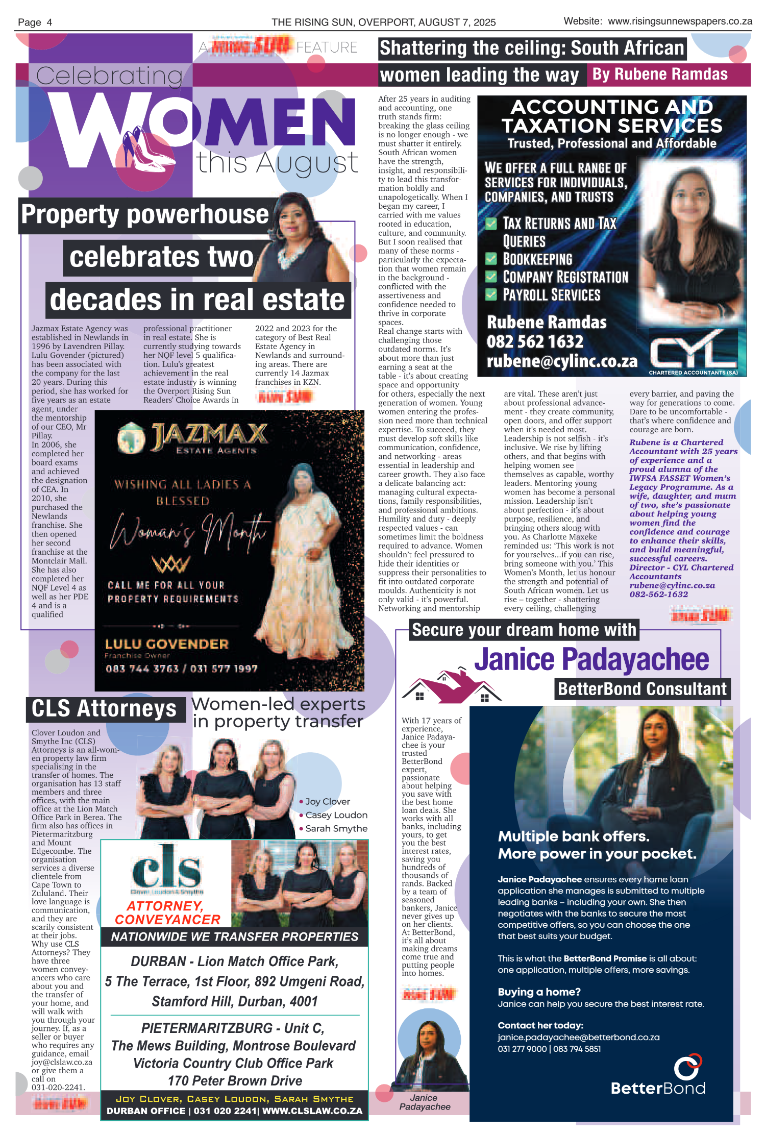 Rising Sun Overport E-Paper, August 7, 2025 page 4