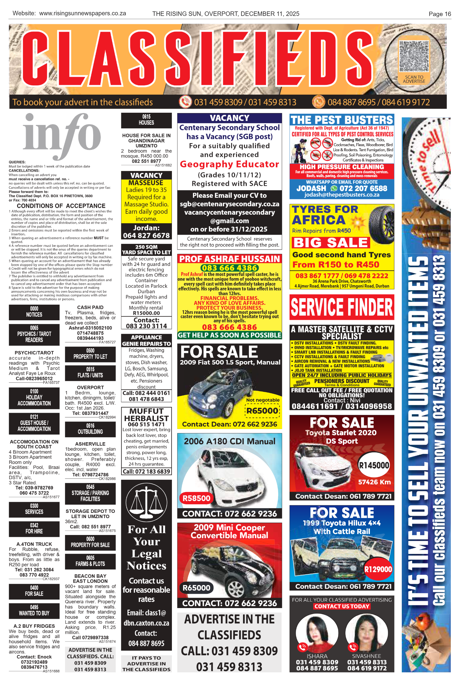 Rising Sun Overport E-Paper, December 11, 2025 page 20