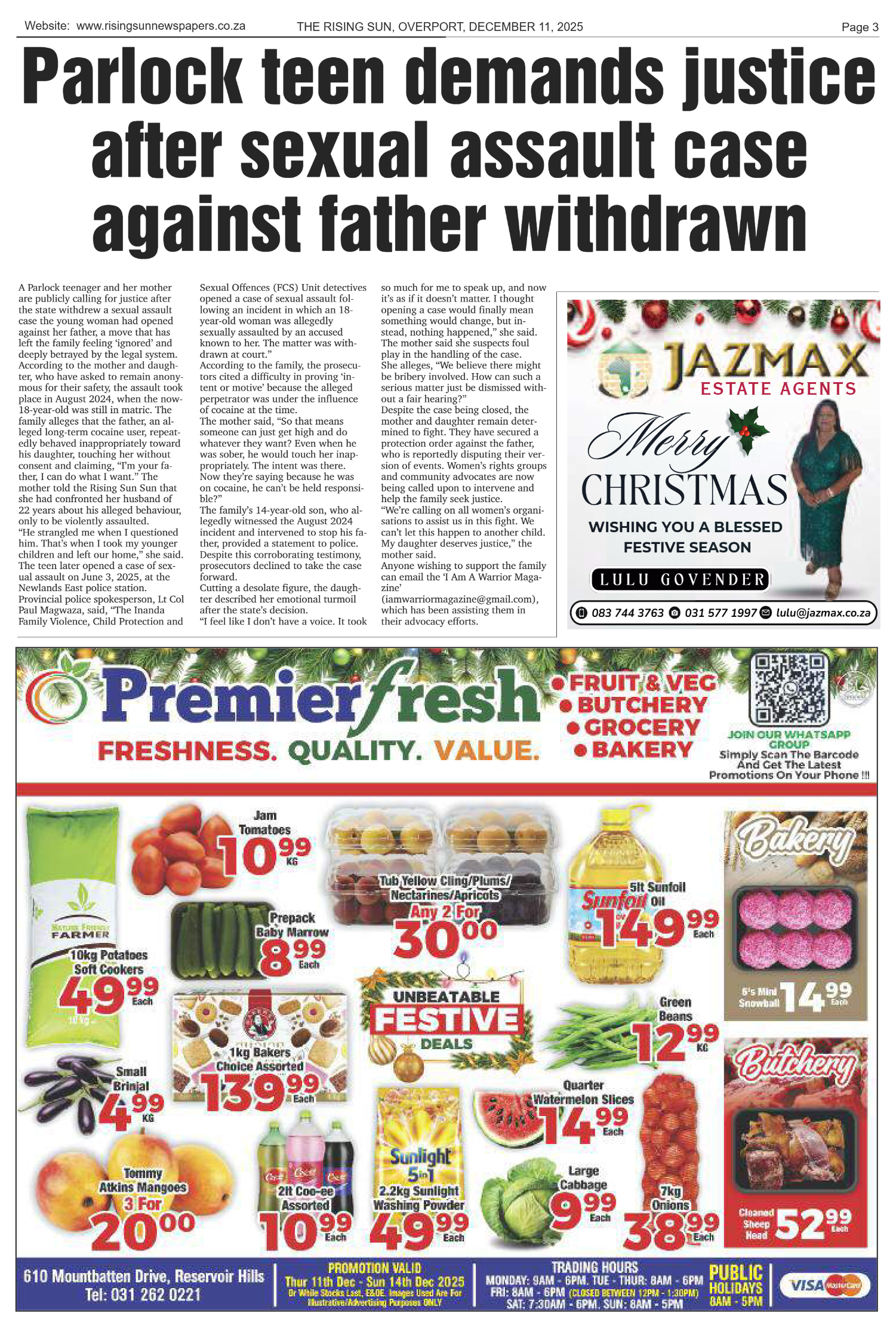 Rising Sun Overport E-Paper, December 11, 2025 page 7