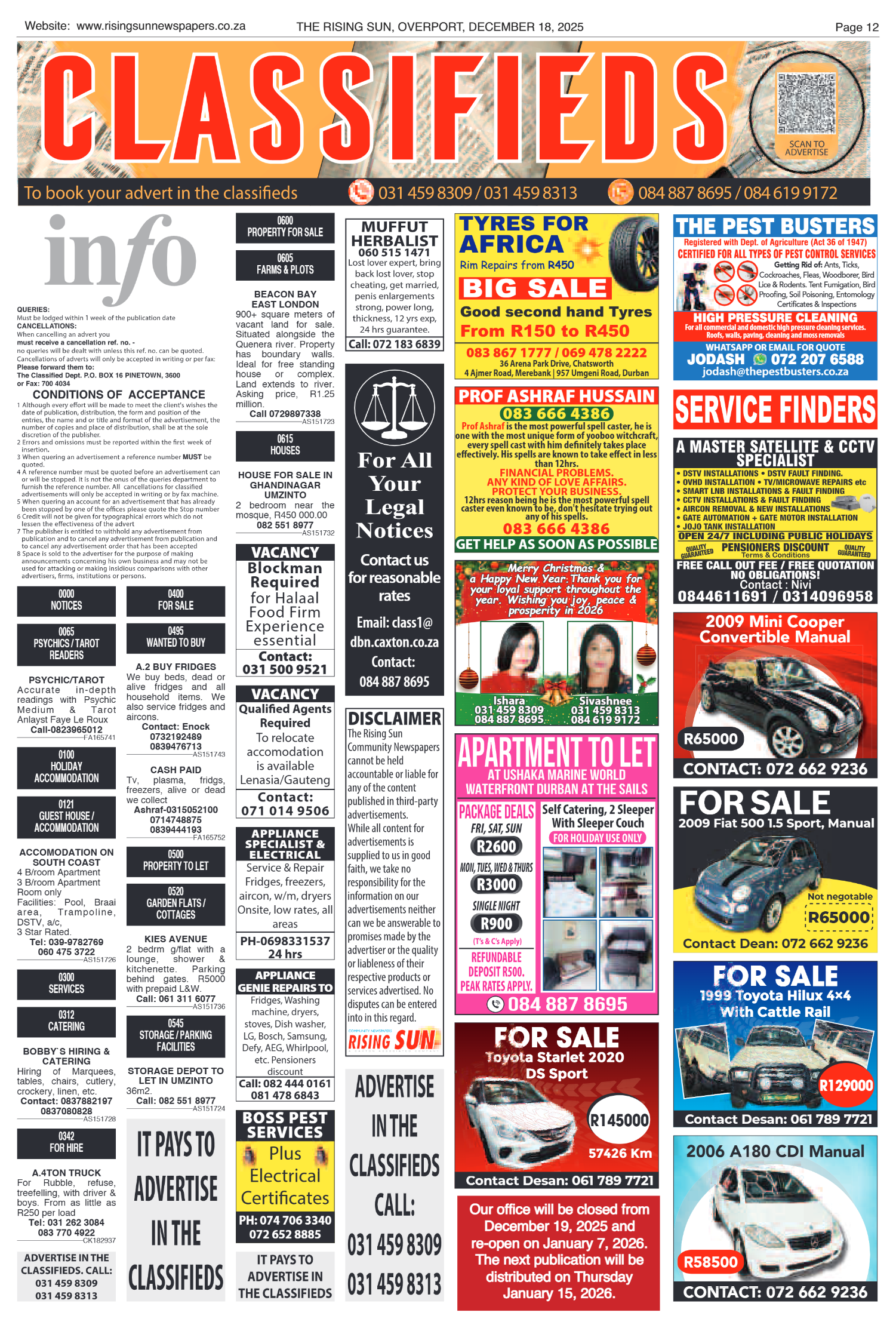 Rising Sun Overport E-Paper, December 18, 2025 page 12