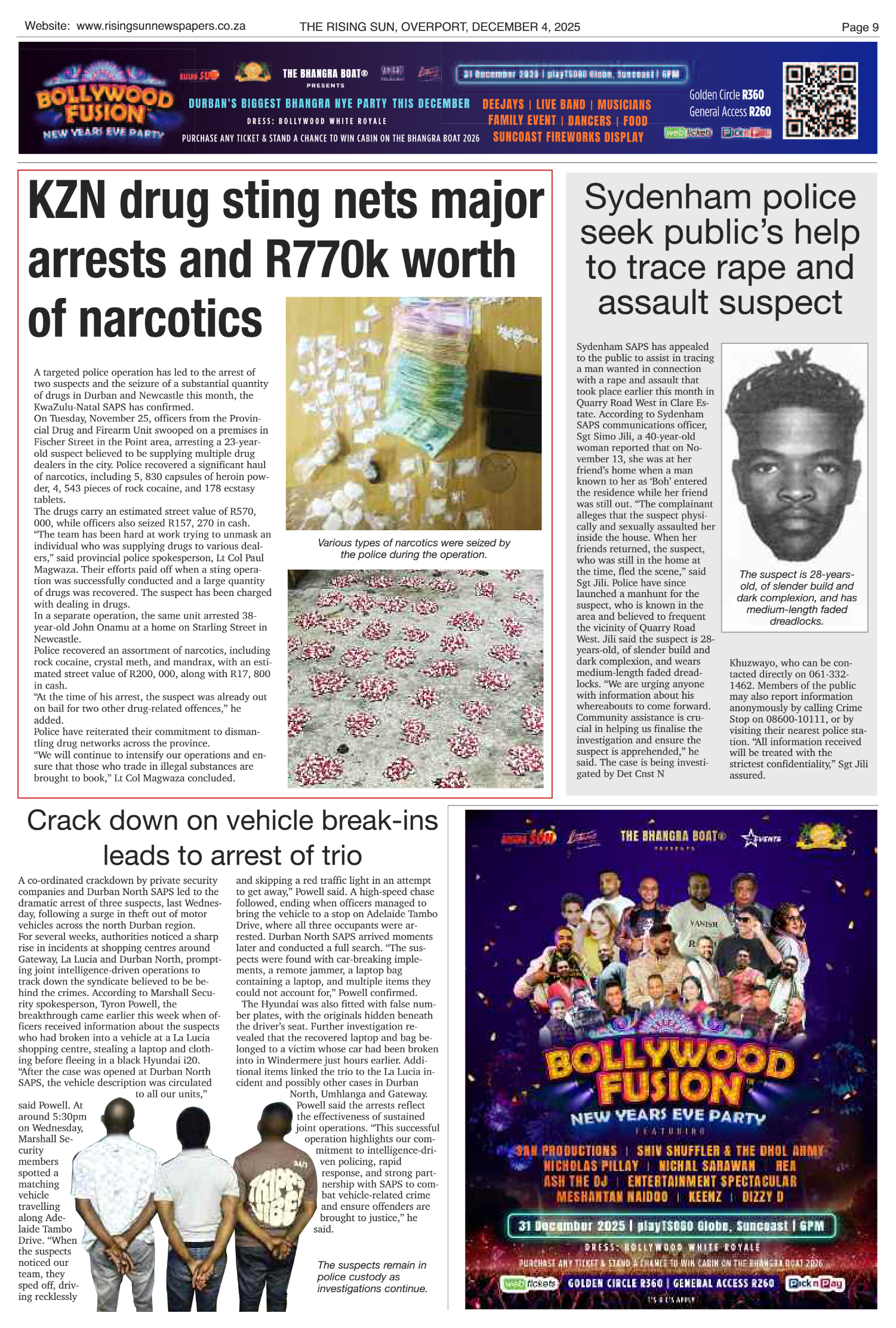 Rising Sun Overport E-Paper, December 4, 2025 page 9