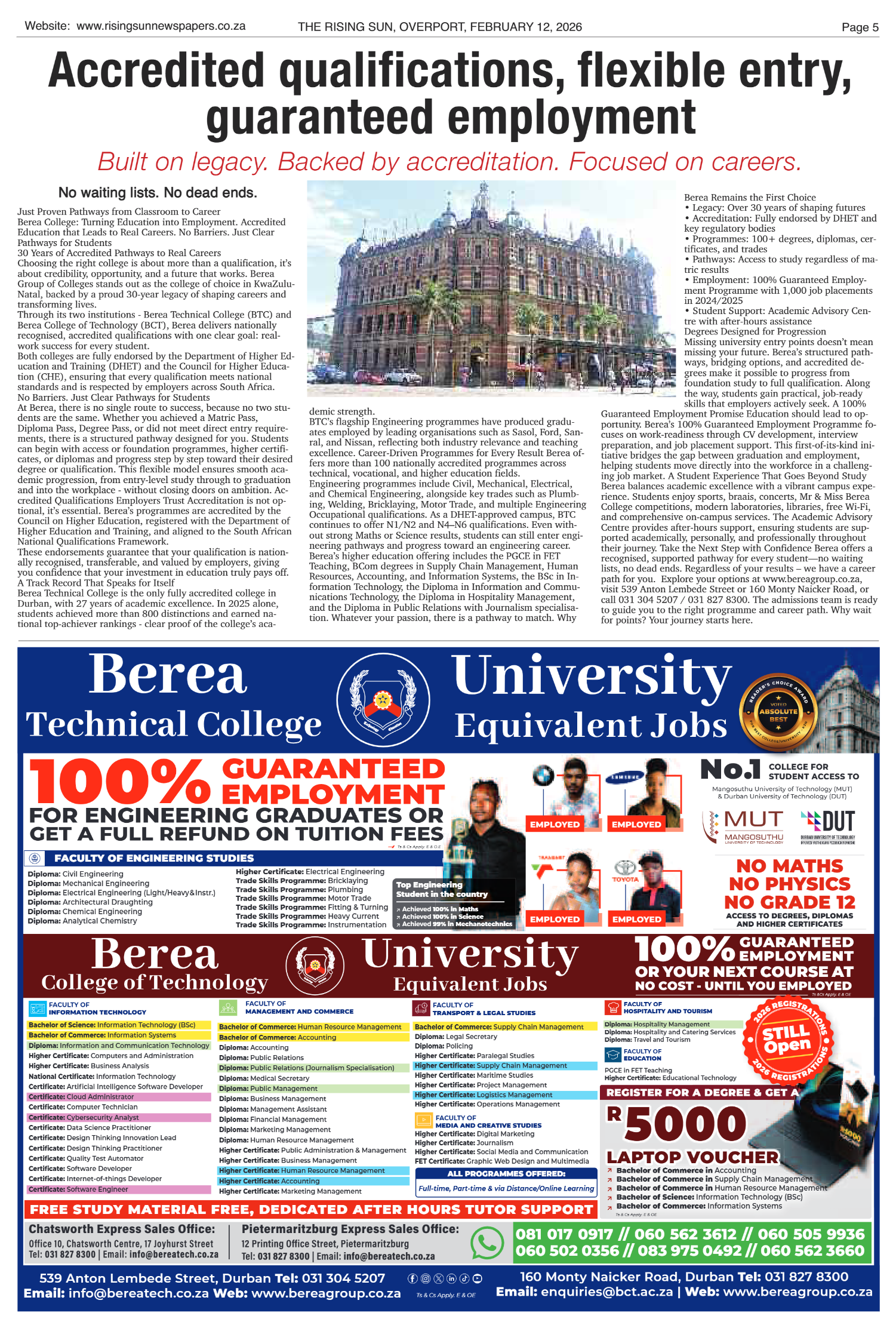 Rising Sun Overport E-Paper, February 12, 2026 page 5