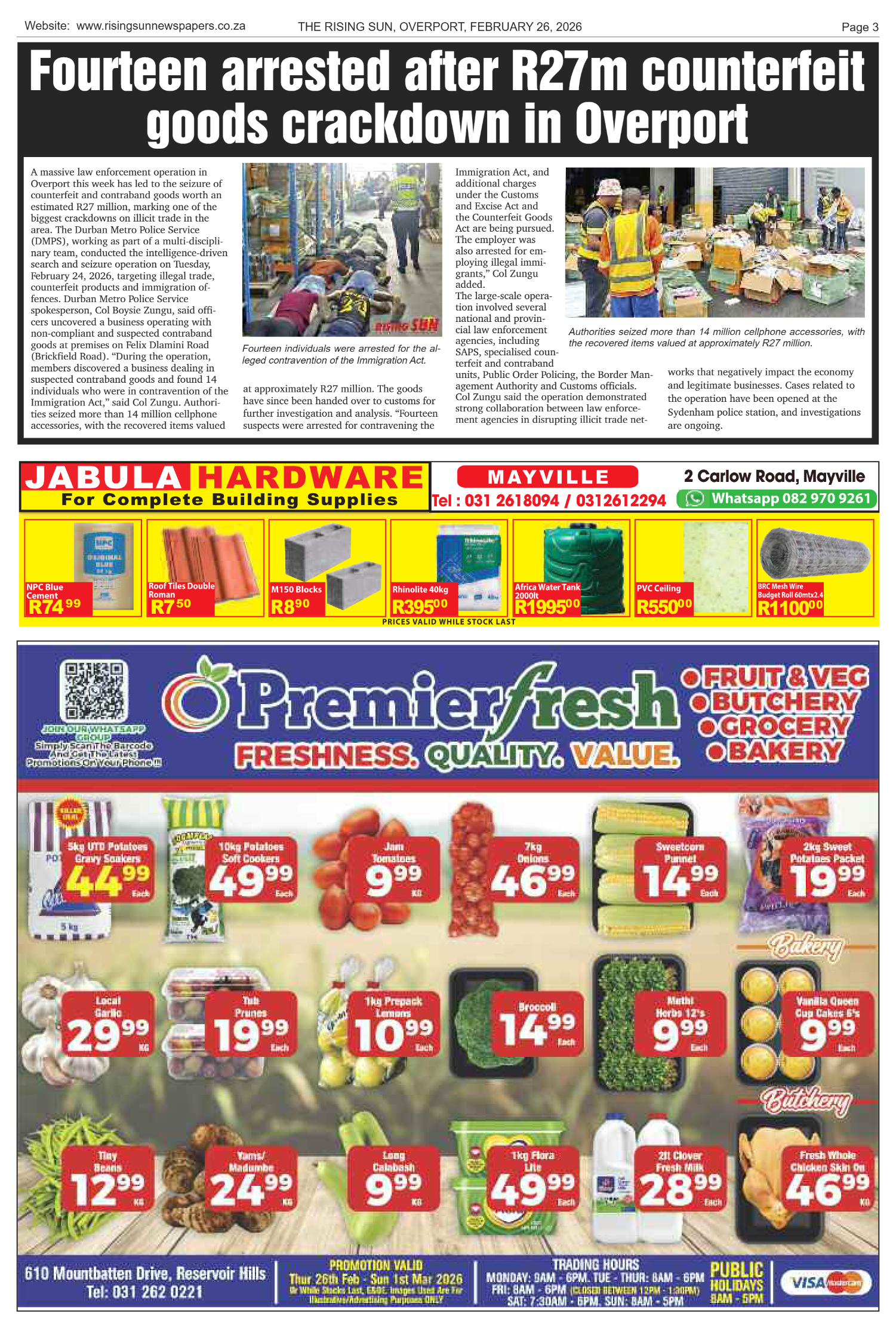 Rising Sun Overport E-Paper, February 26, 2026 page 3