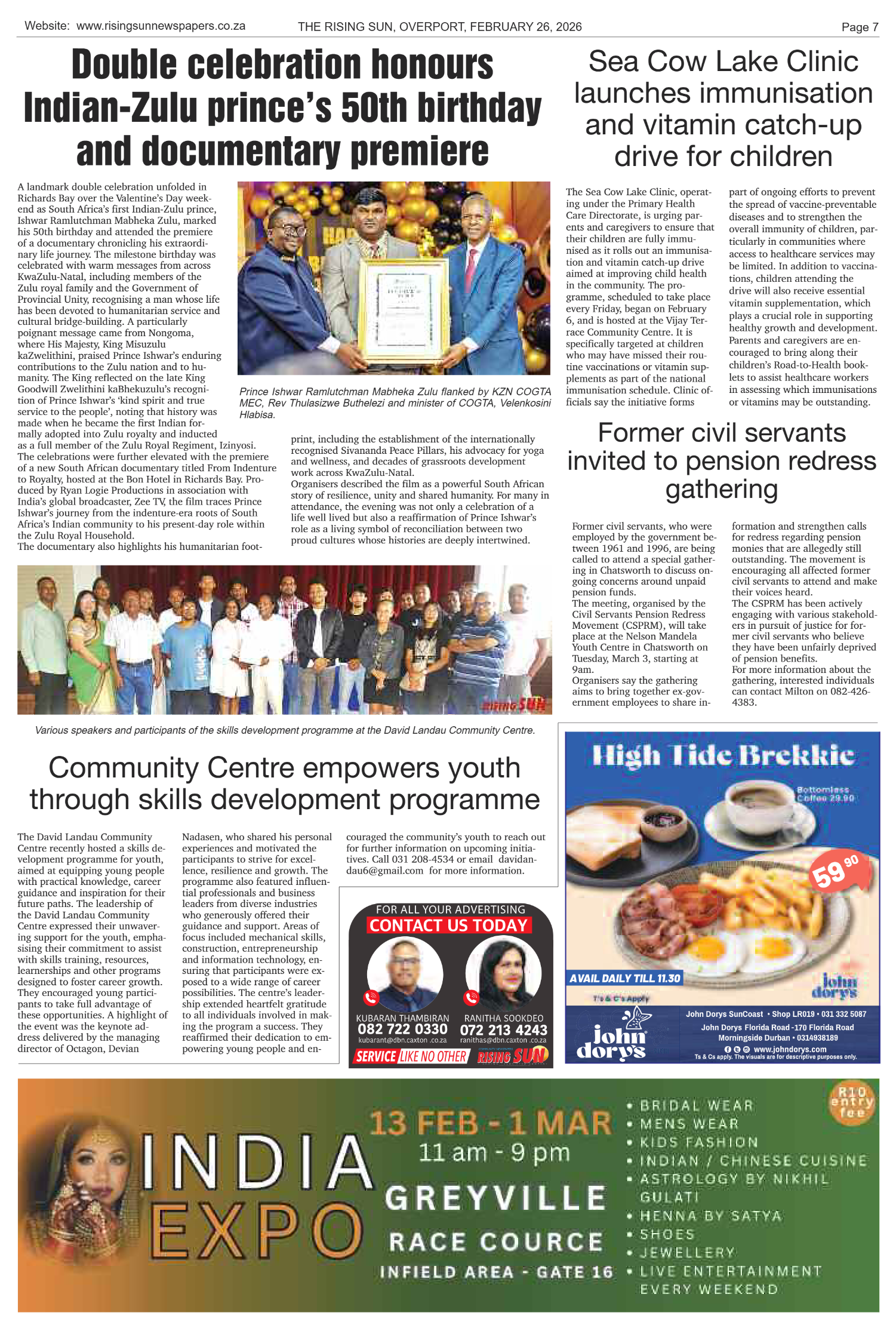 Rising Sun Overport E-Paper, February 26, 2026 page 7