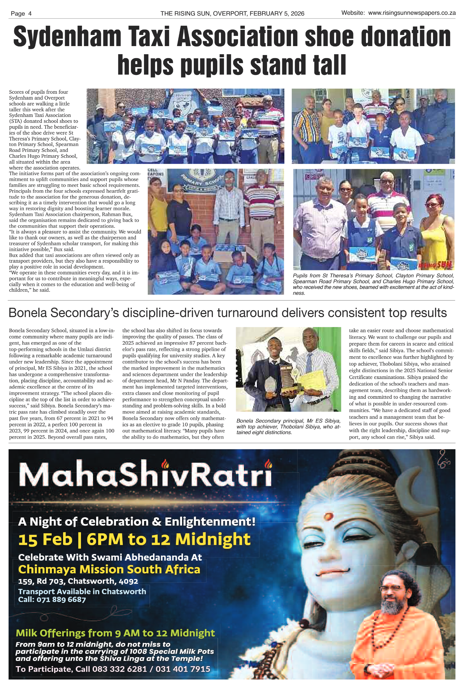 Rising Sun Overport E-Paper, February 5, 2026 page 4