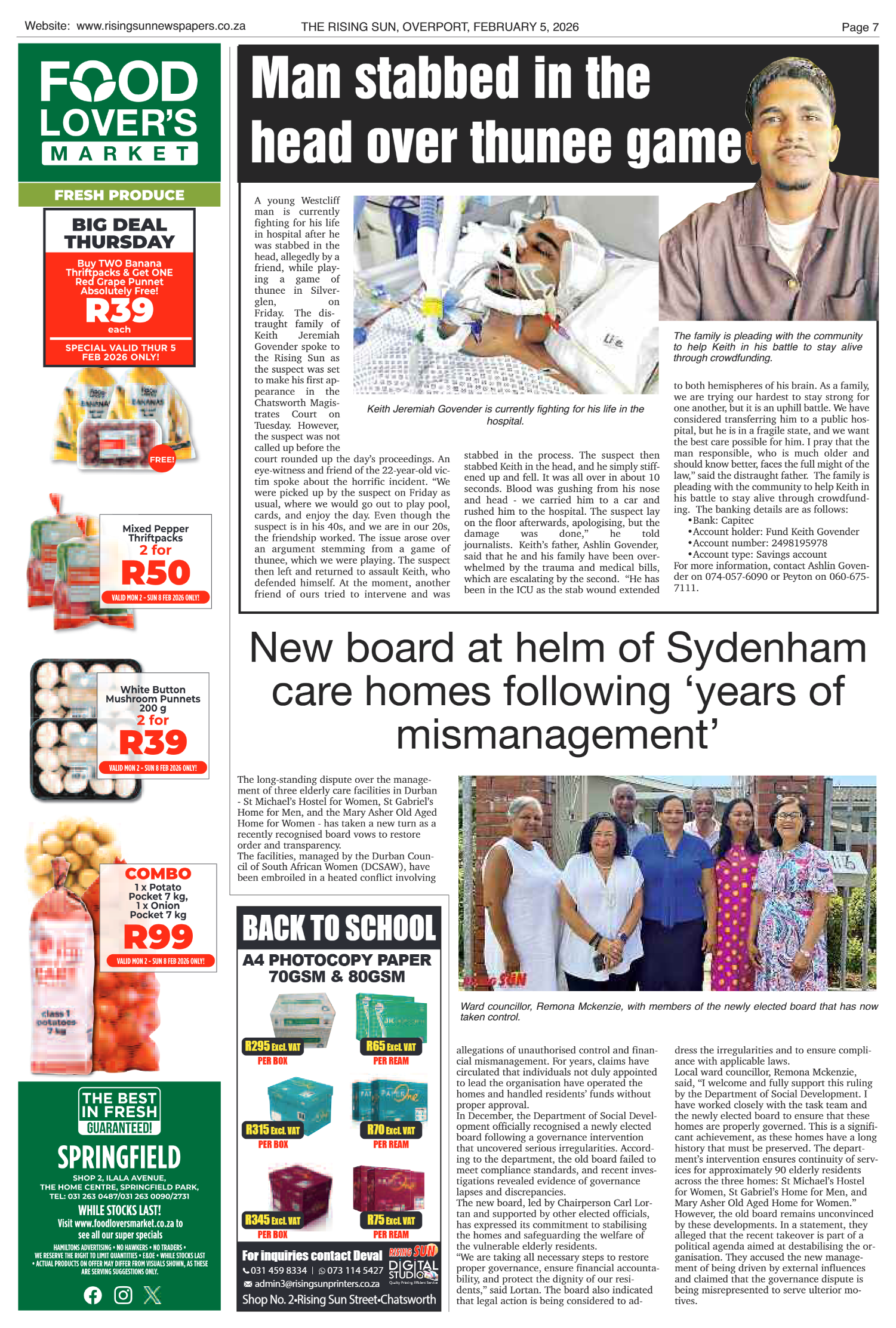 Rising Sun Overport E-Paper, February 5, 2026 page 7