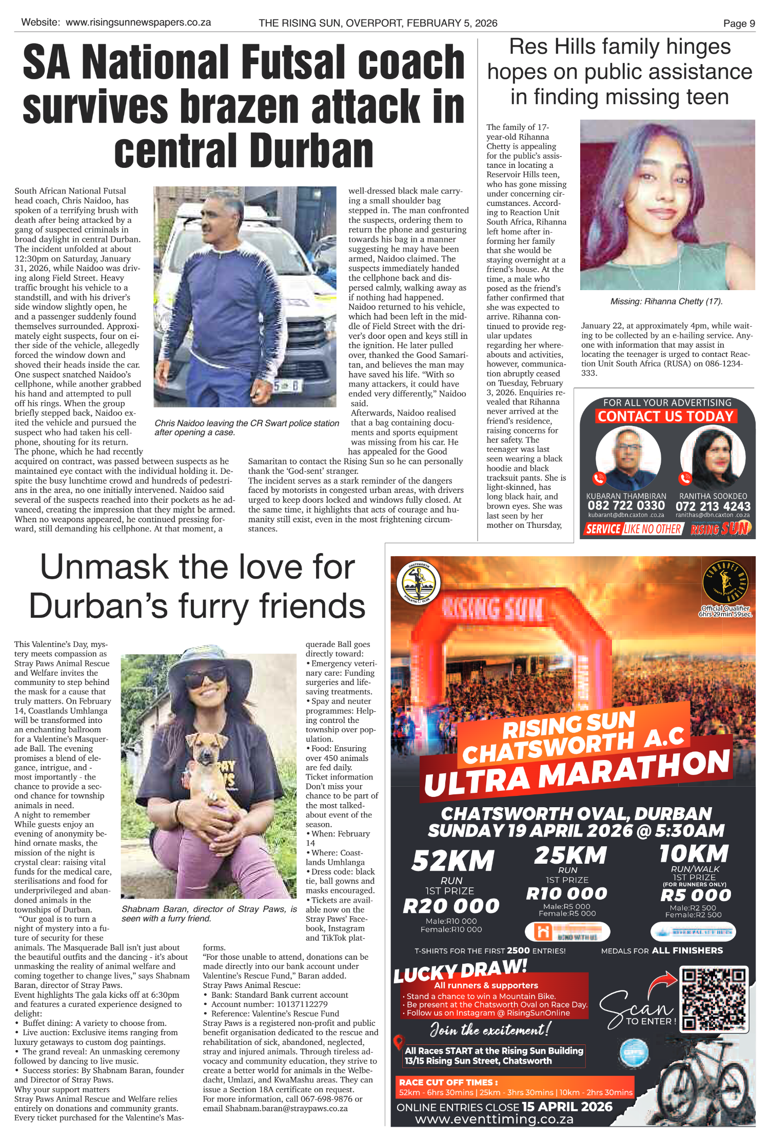 Rising Sun Overport E-Paper, February 5, 2026 page 9