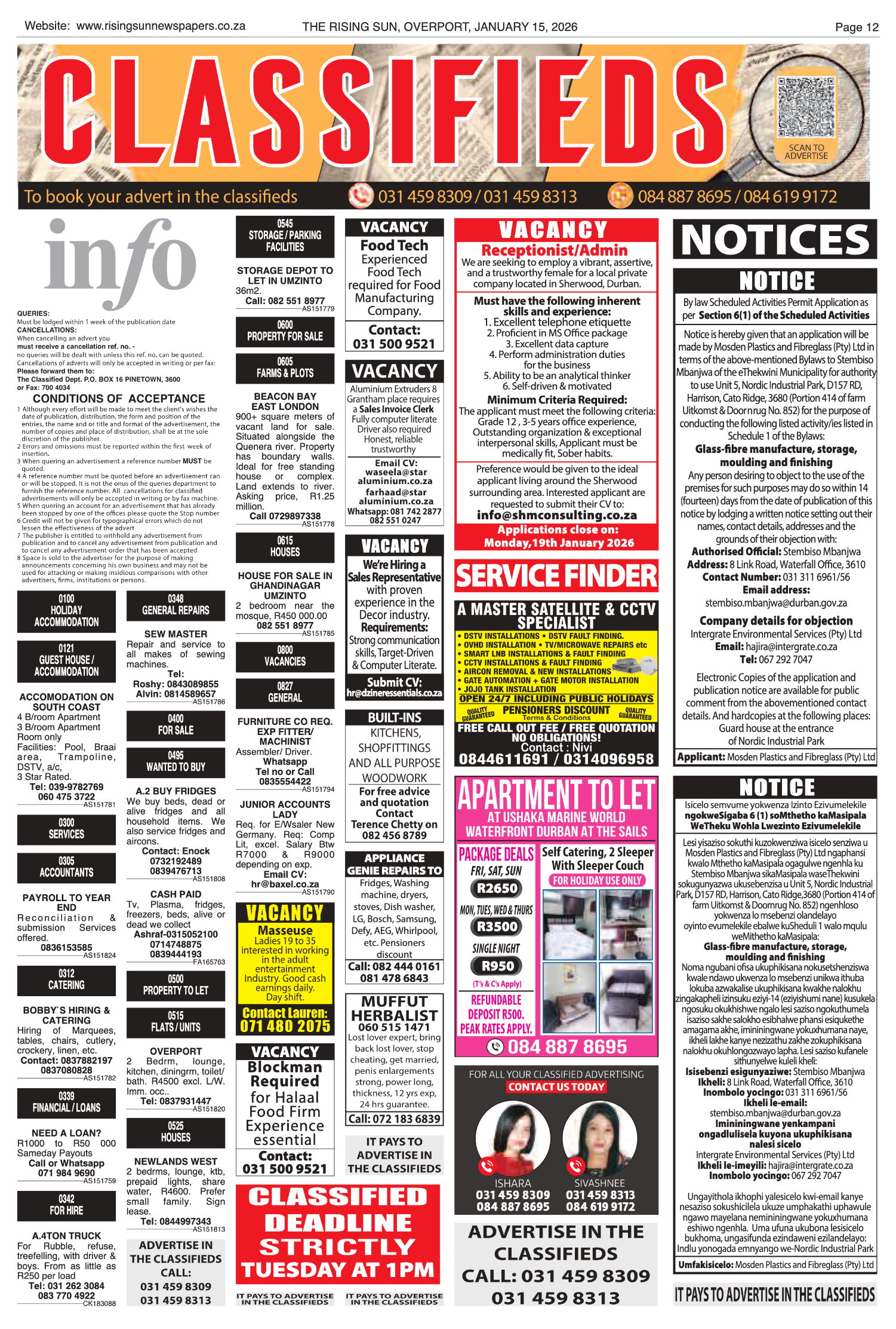 Rising Sun Overport E-Paper, January 15, 2026 page 16