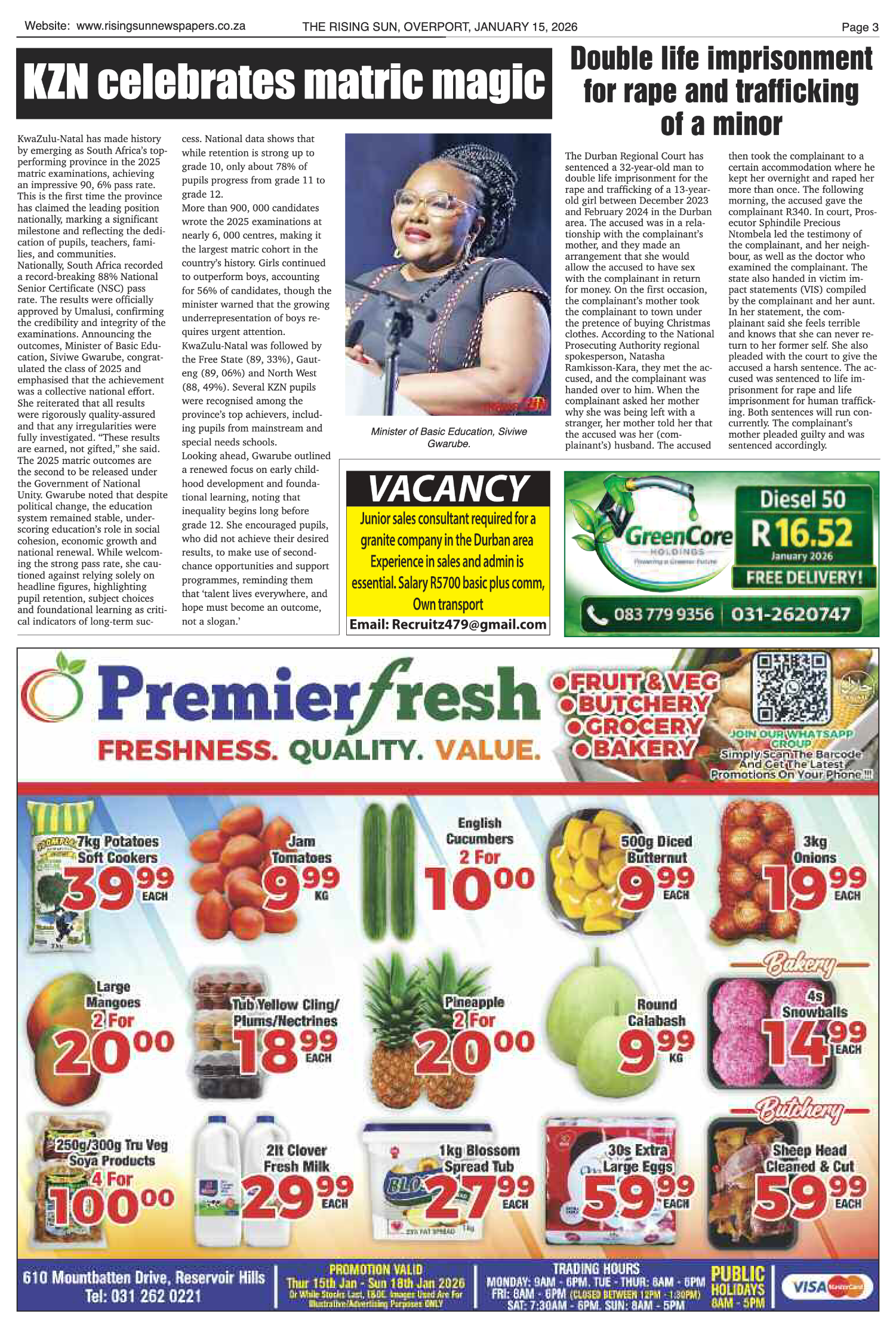 Rising Sun Overport E-Paper, January 15, 2026 page 7