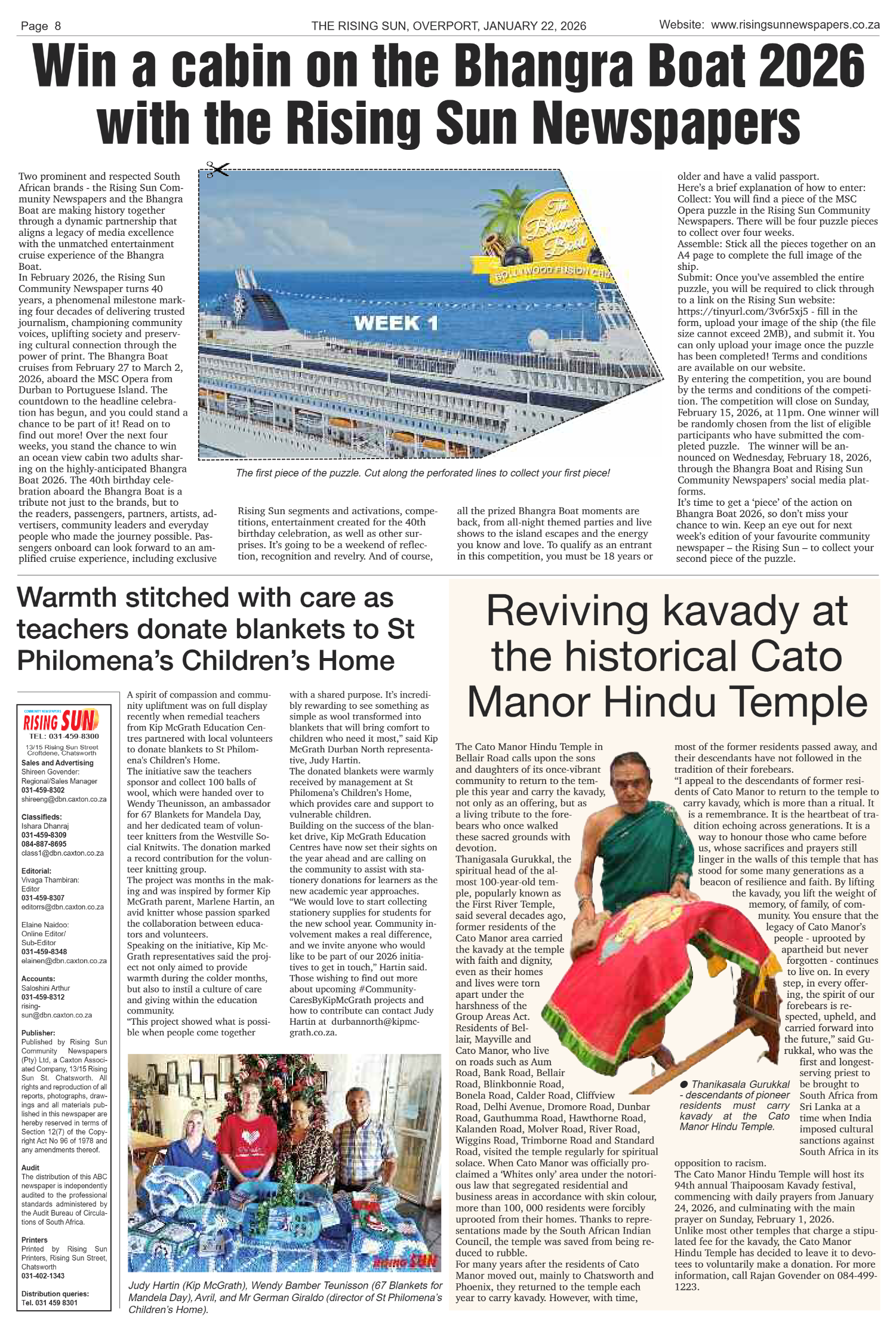 Rising Sun Overport E-Paper, January 22, 2026 page 12