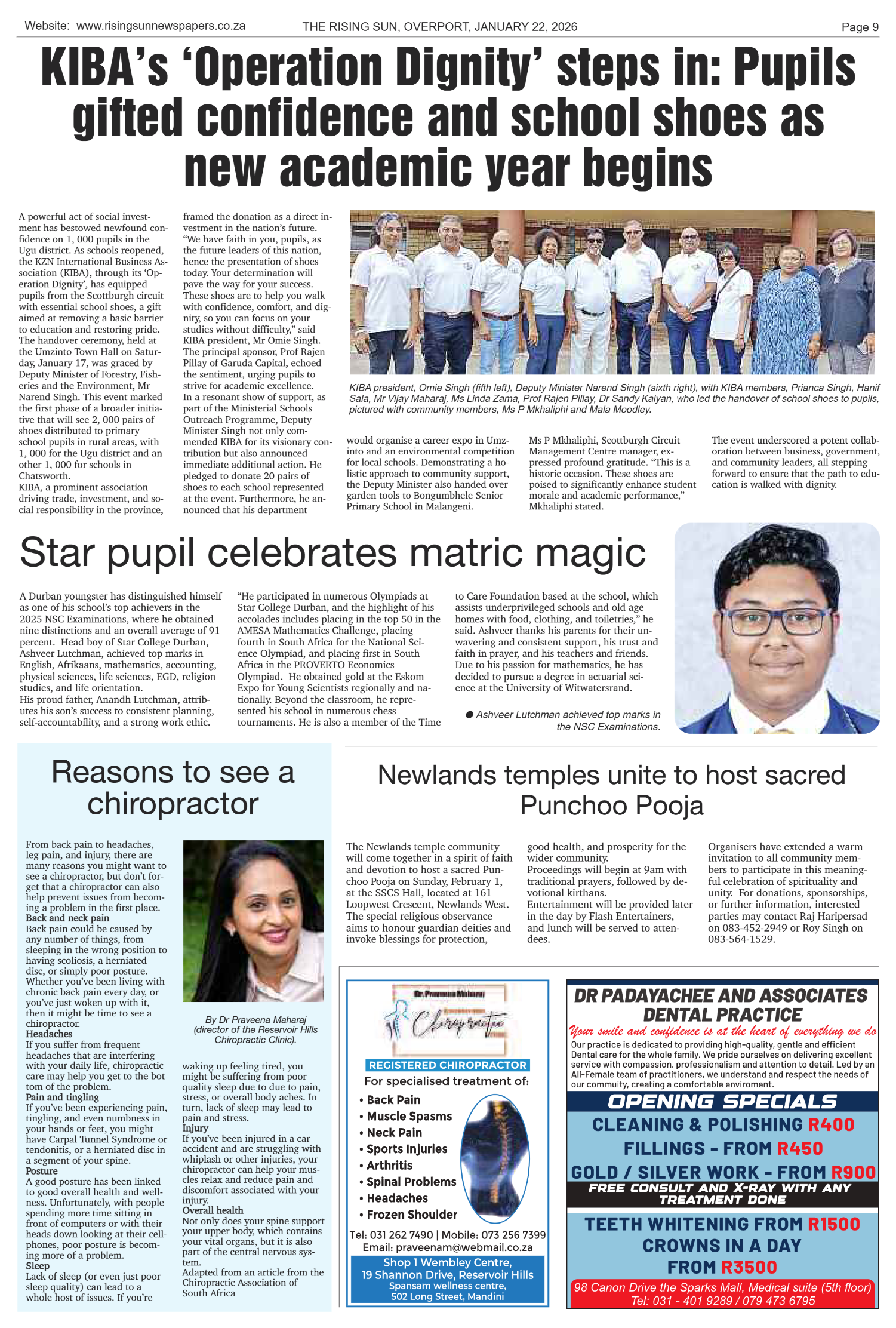 Rising Sun Overport E-Paper, January 22, 2026 page 13