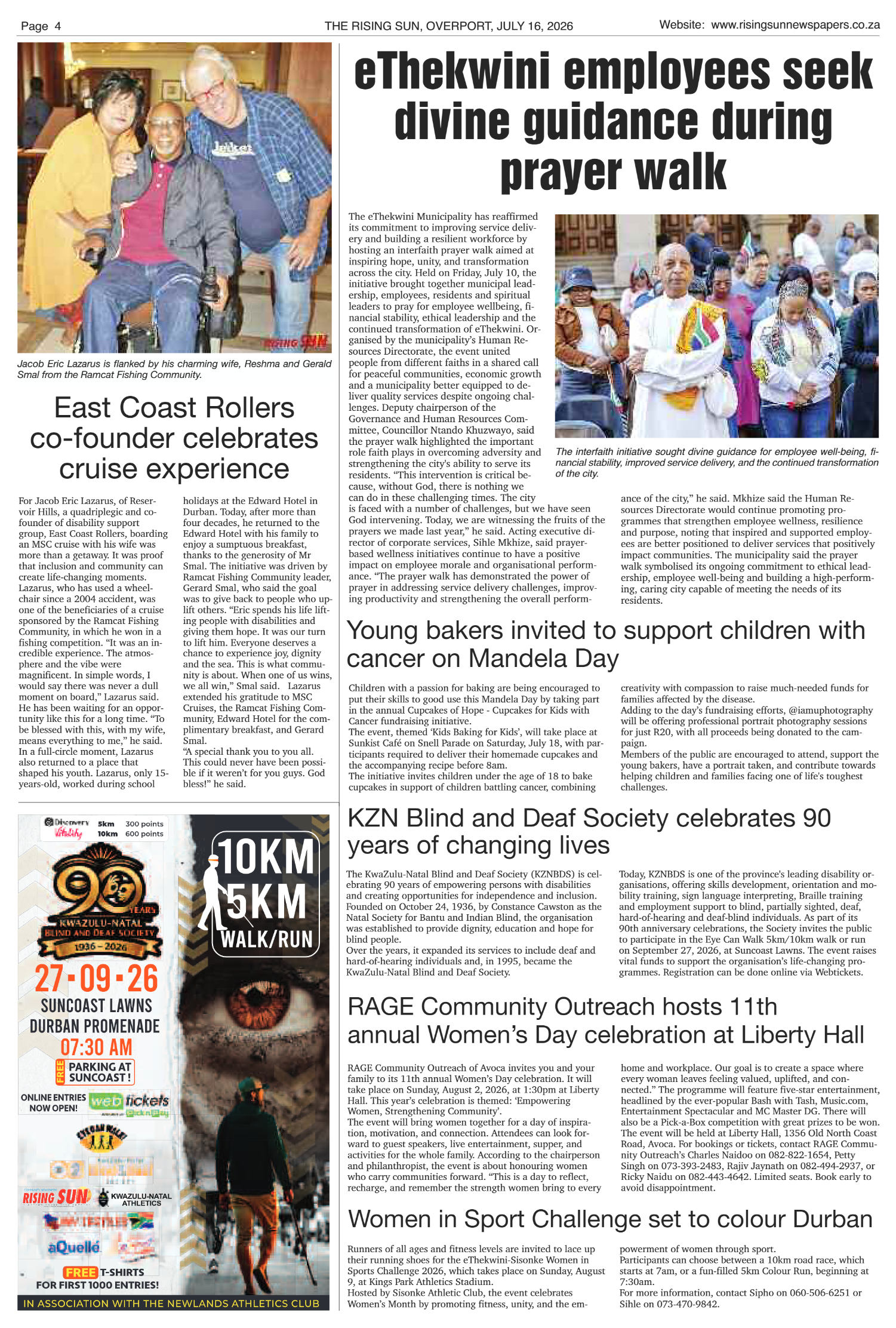 Rising Sun Overport E-Paper, July 16, 2026 page 4