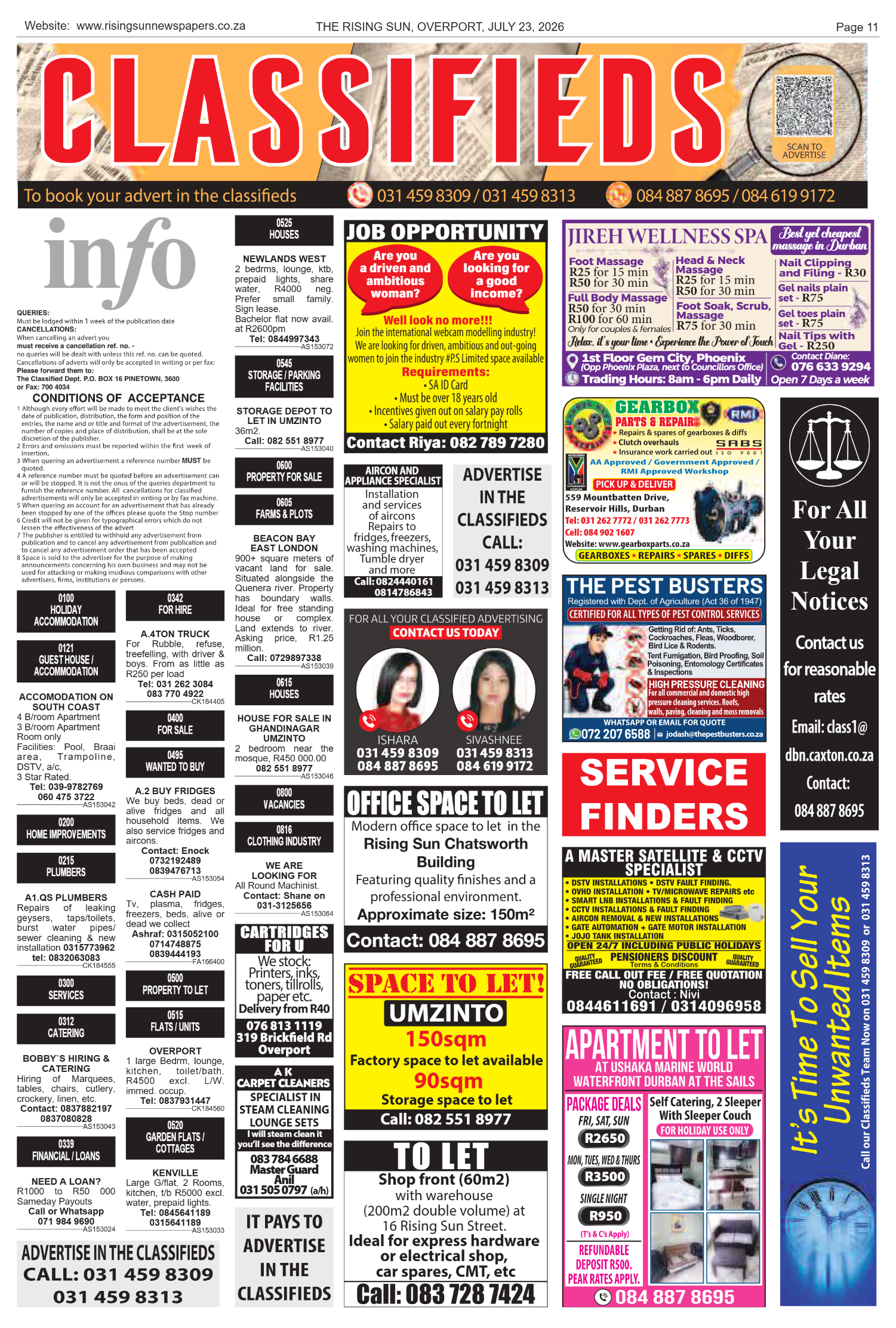 Rising Sun Overport E-Paper, July 23, 2026 page 11