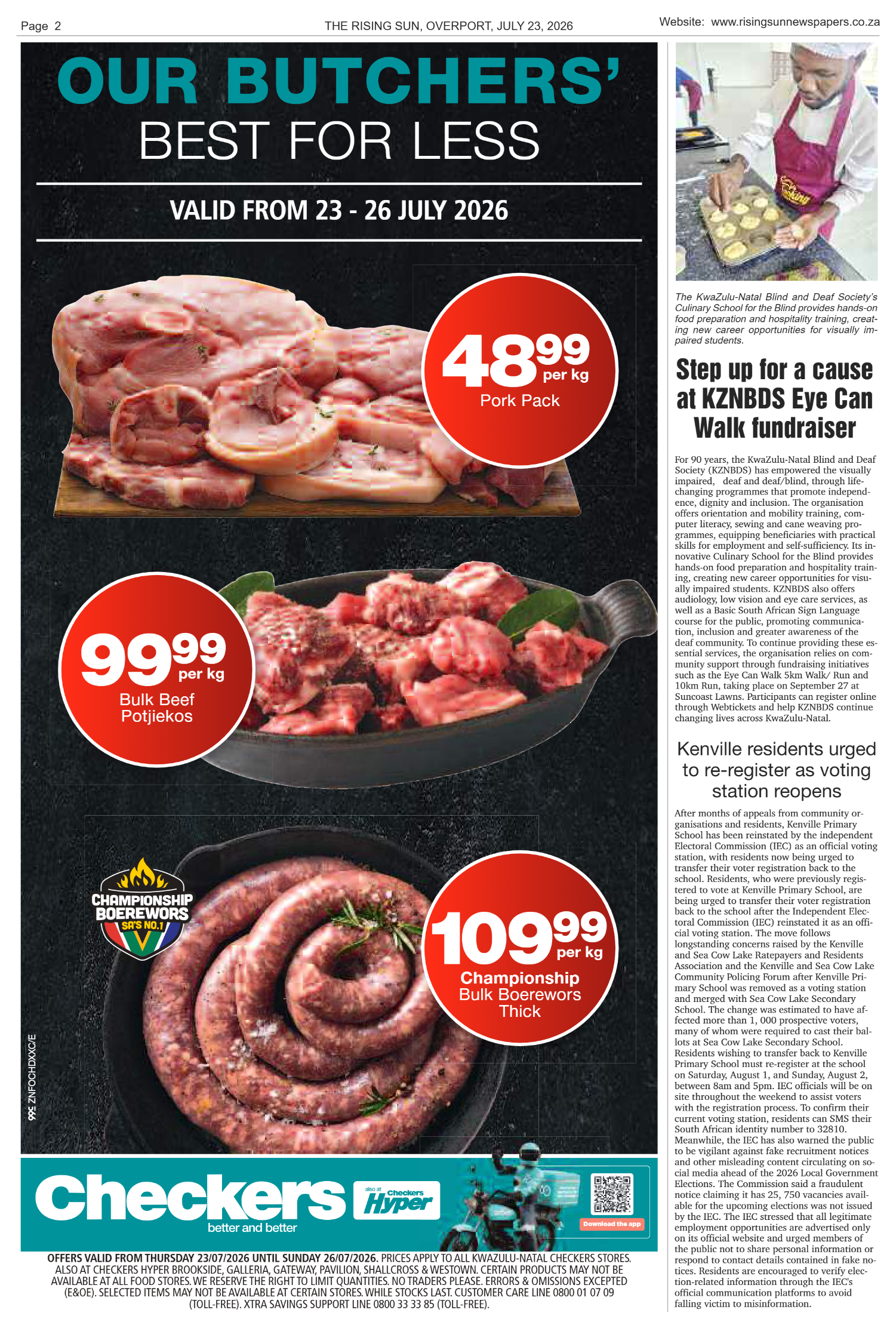Rising Sun Overport E-Paper, July 23, 2026 page 2