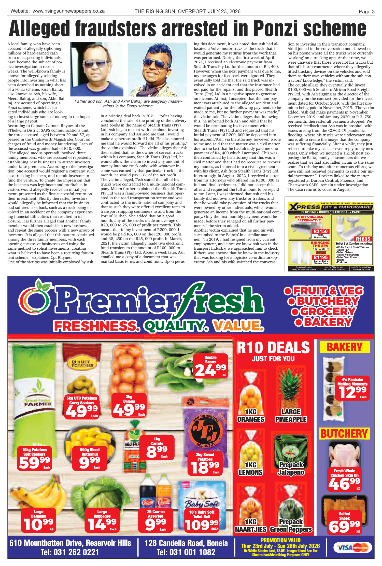 Rising Sun Overport E-Paper, July 23, 2026 page 3