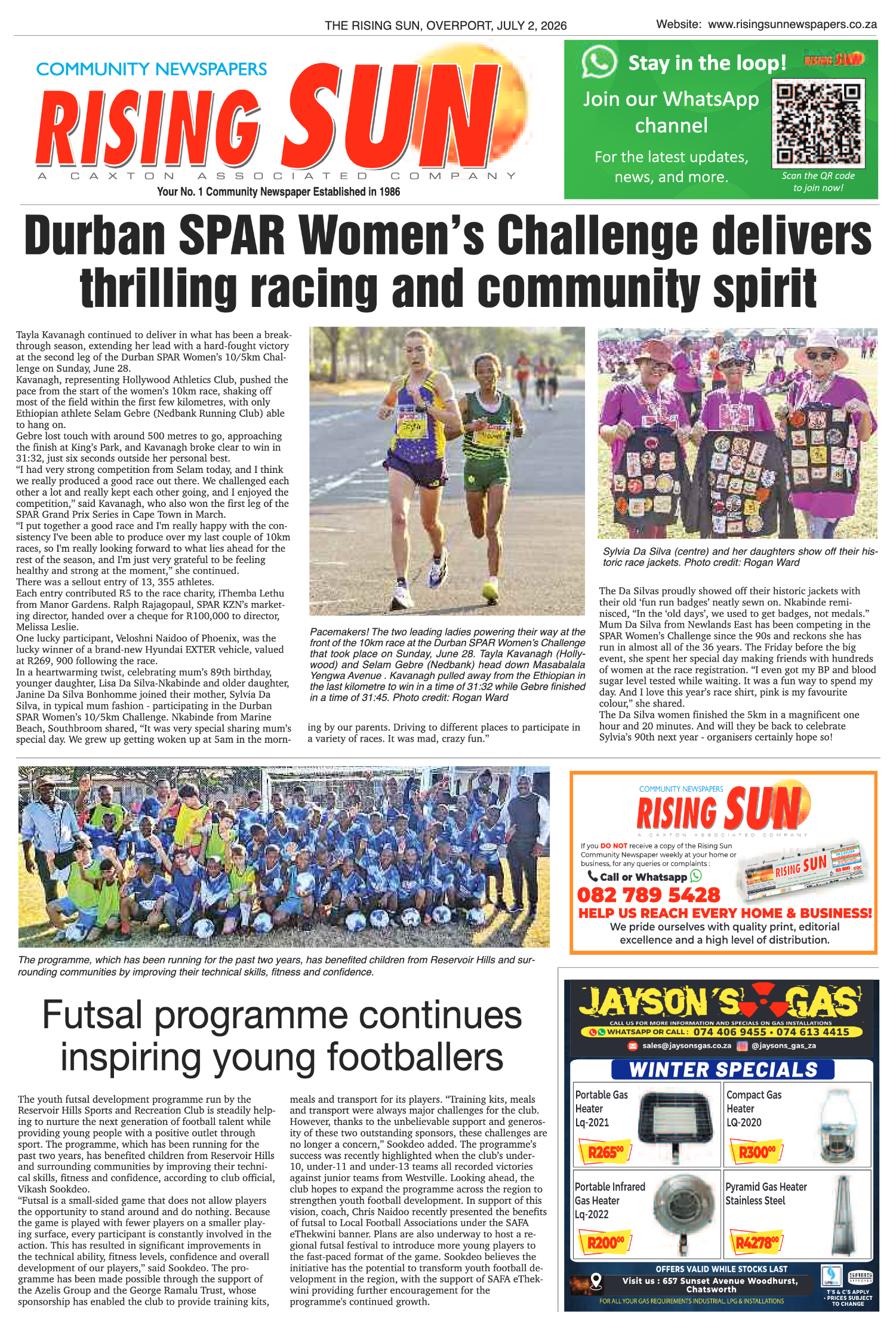 Rising Sun Overport E-Paper, July 2, 2026 page 16