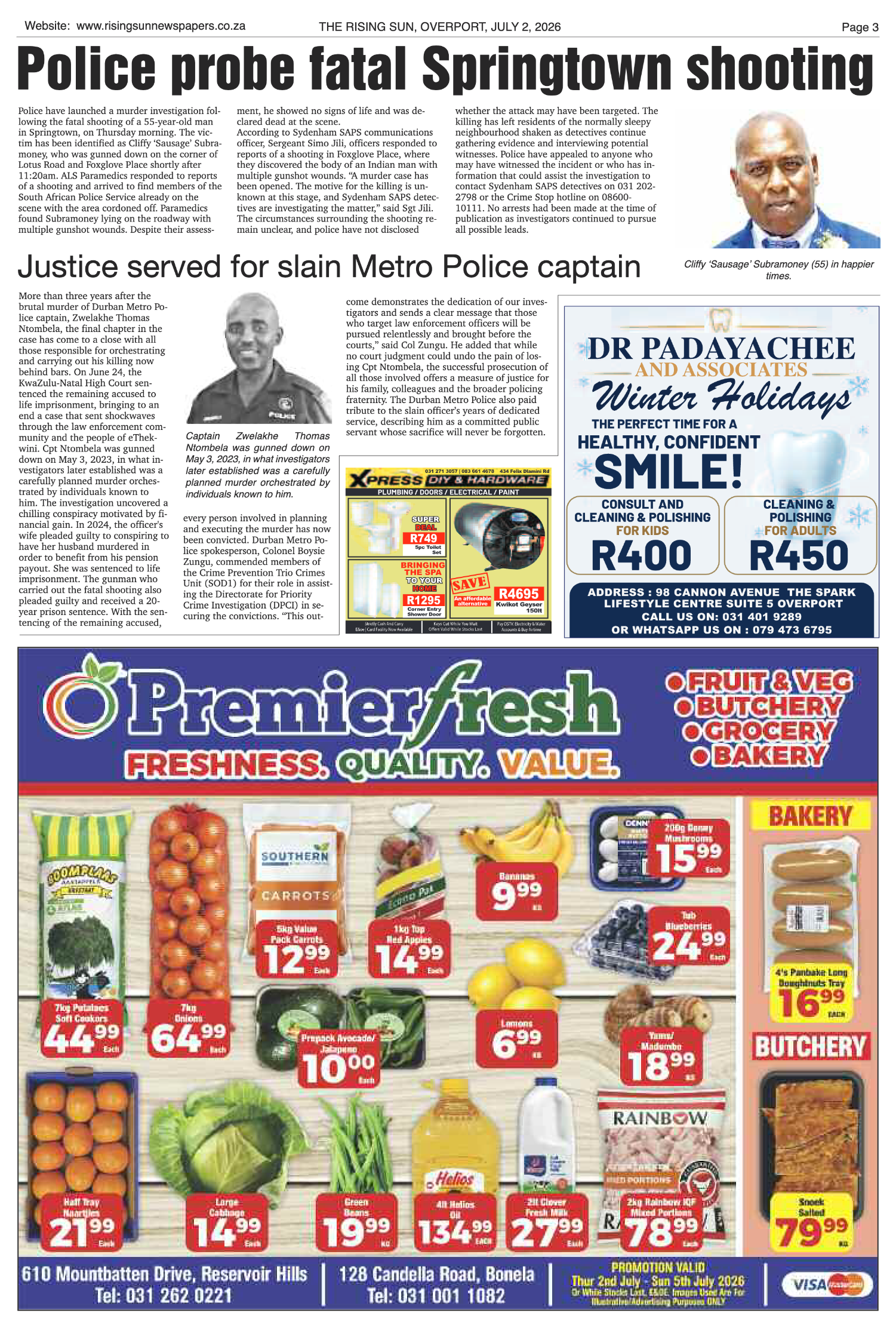 Rising Sun Overport E-Paper, July 2, 2026 page 3