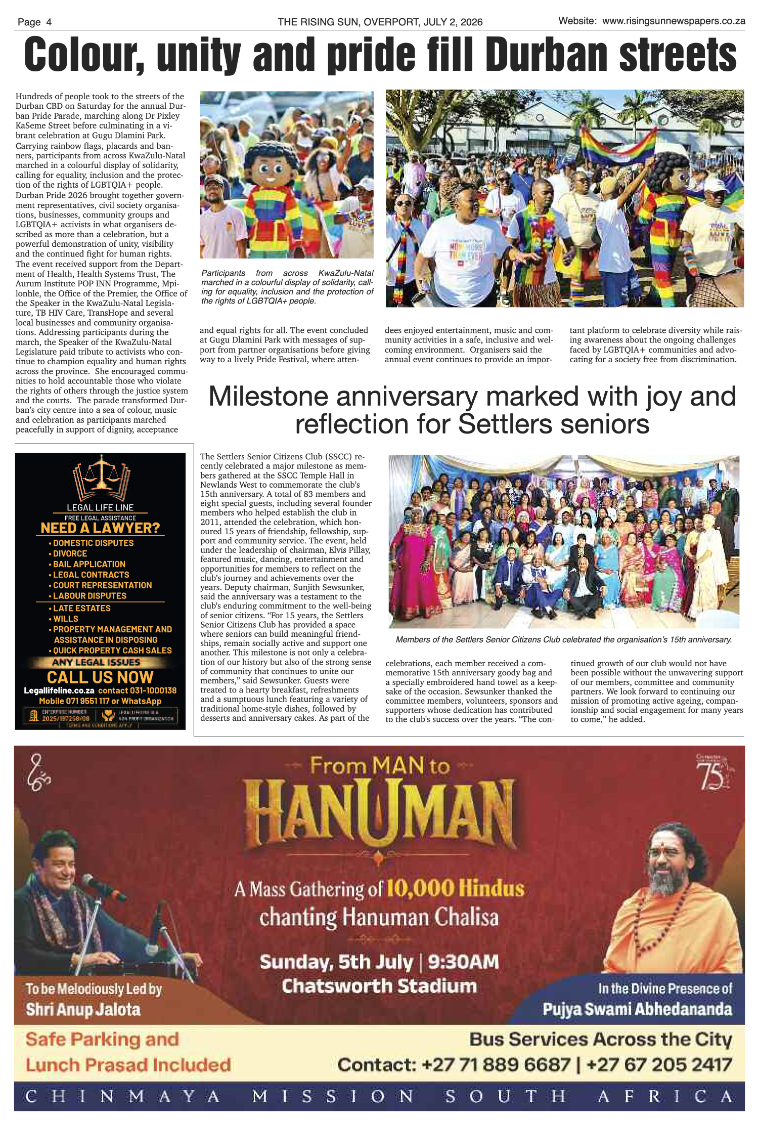 Rising Sun Overport E-Paper, July 2, 2026 page 4