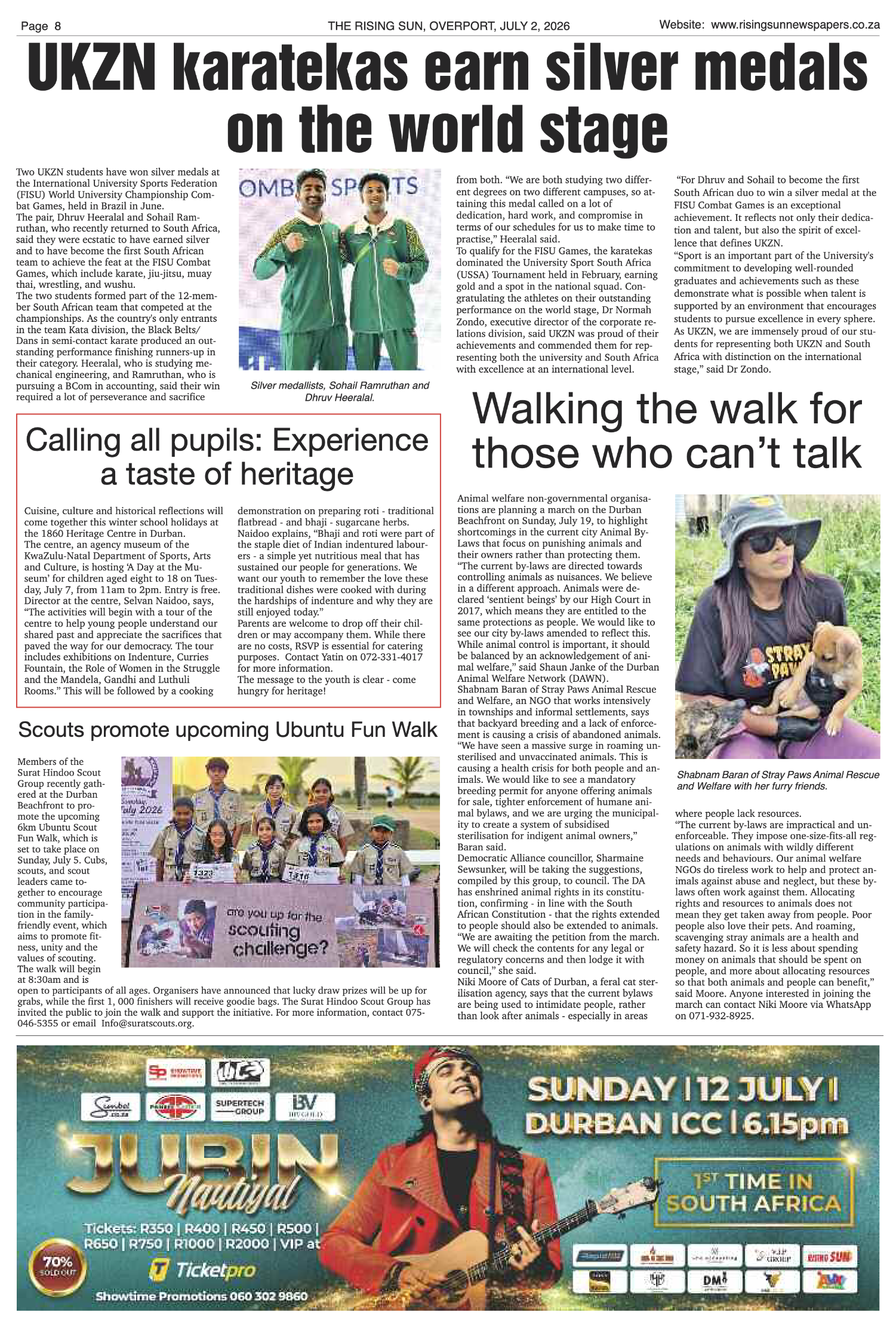 Rising Sun Overport E-Paper, July 2, 2026 page 8
