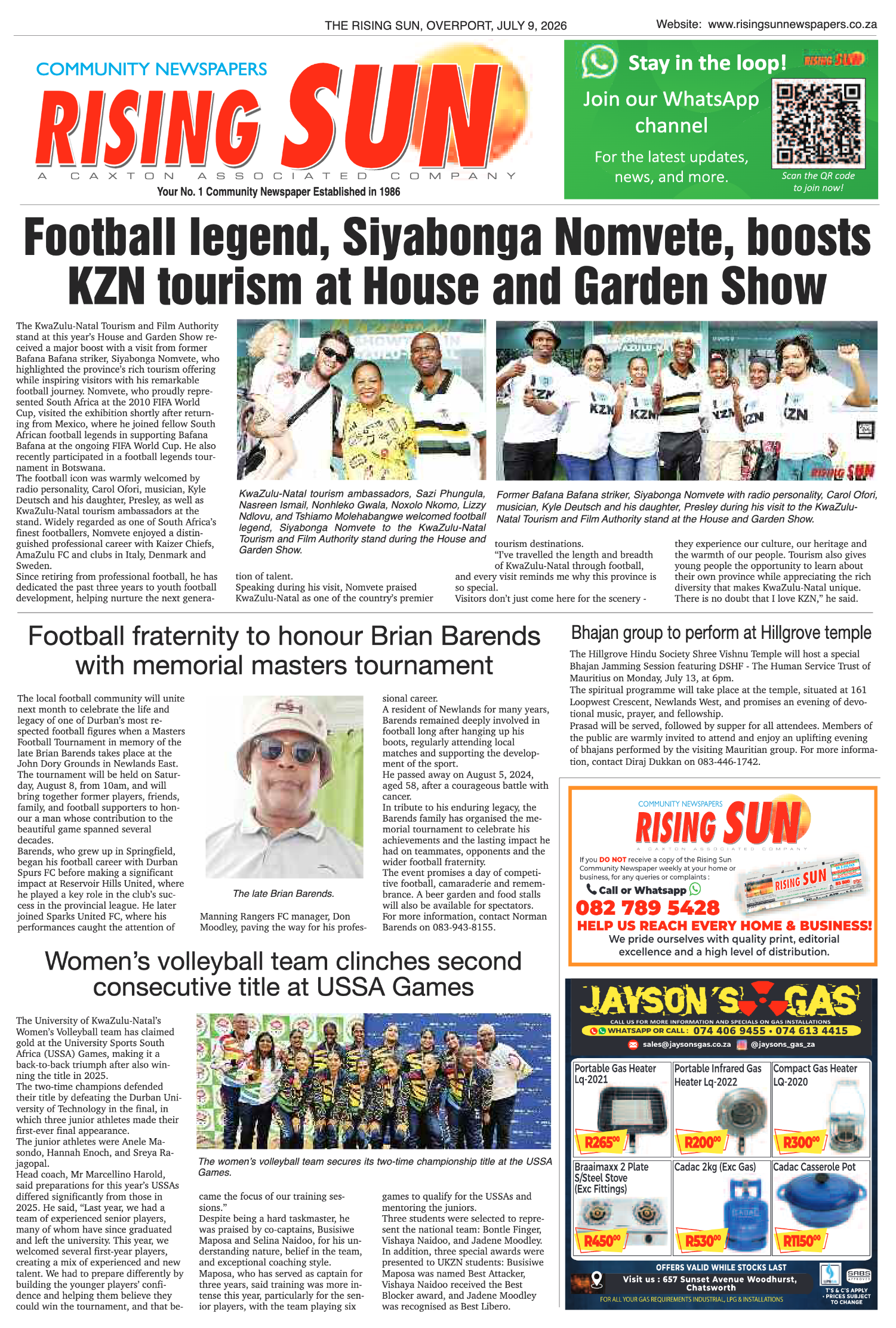 Rising Sun Overport E-Paper, July 9, 2026 page 12