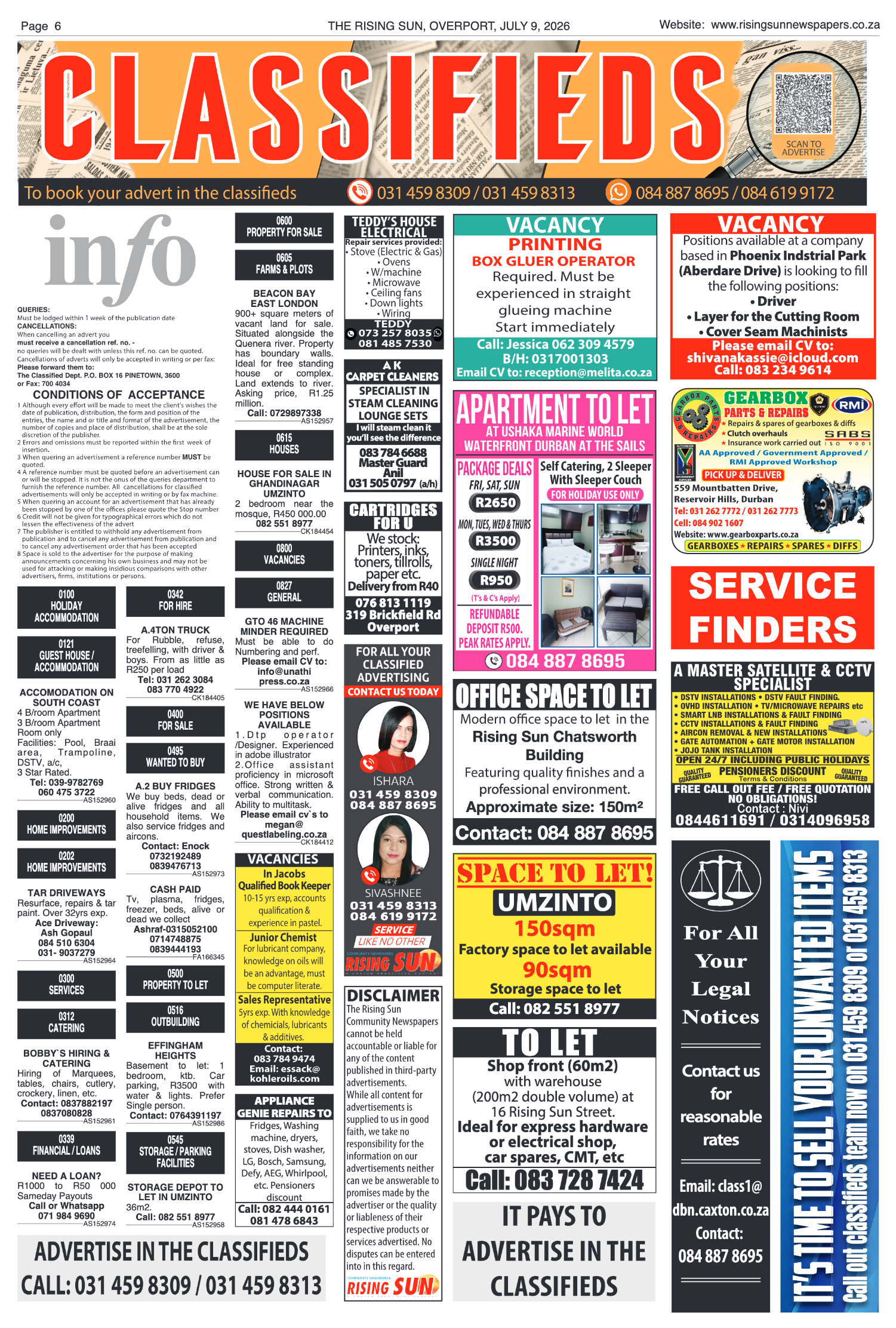 Rising Sun Overport E-Paper, July 9, 2026 page 6