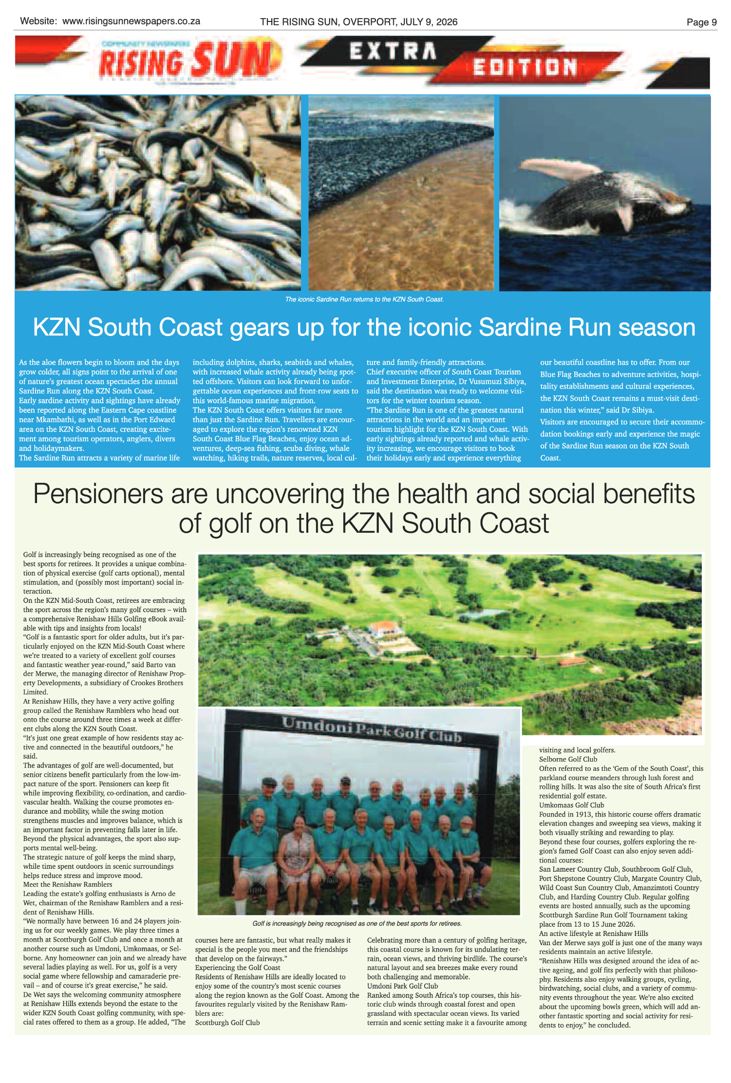 Rising Sun Overport E-Paper, July 9, 2026 page 9