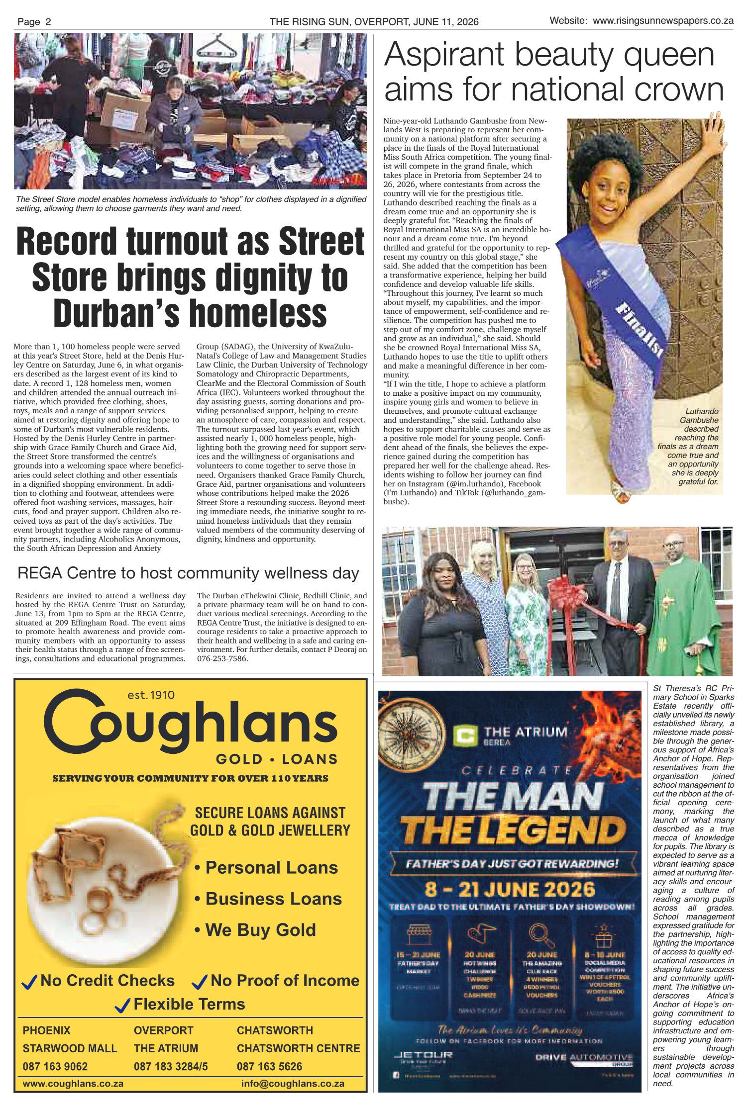 Rising Sun Overport E-Paper, June 11, 2026 page 2