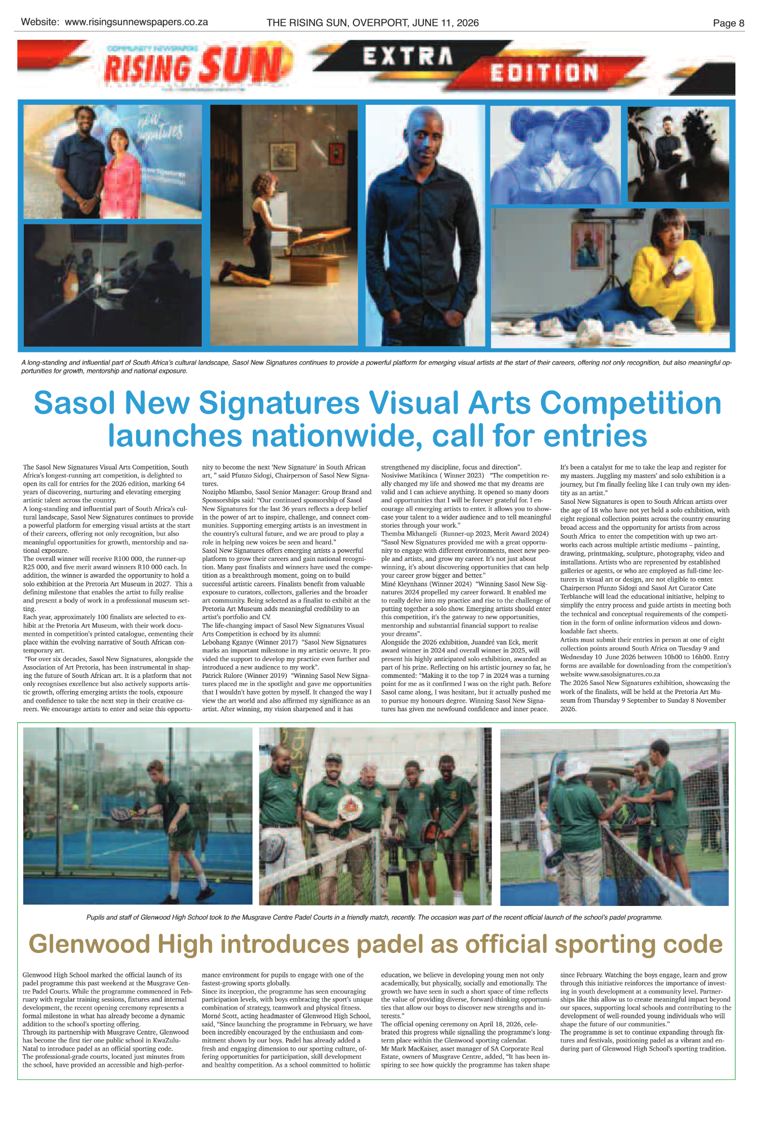 Rising Sun Overport E-Paper, June 11, 2026 page 8
