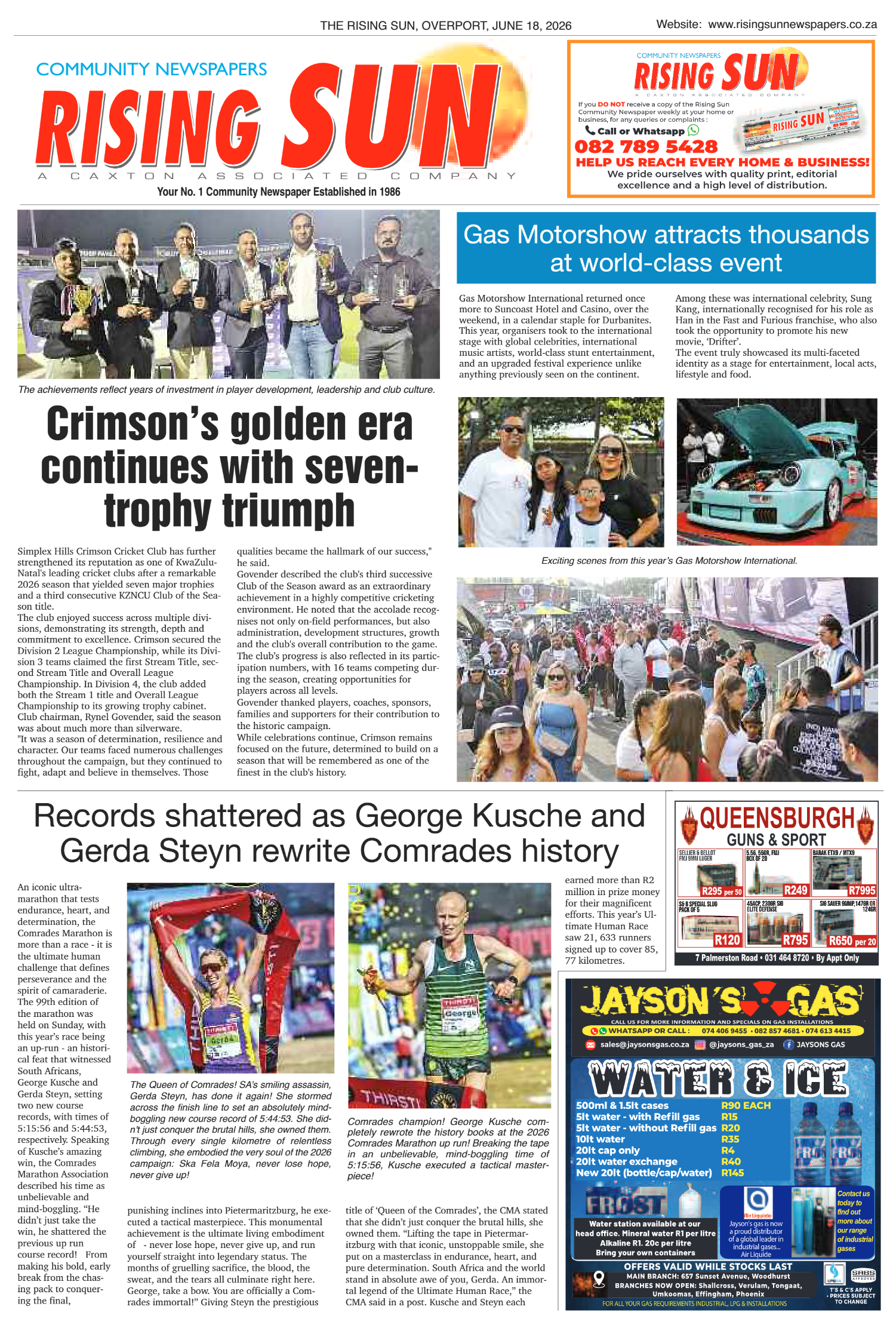 Rising Sun Overport E-Paper, June 18, 2026 page 13