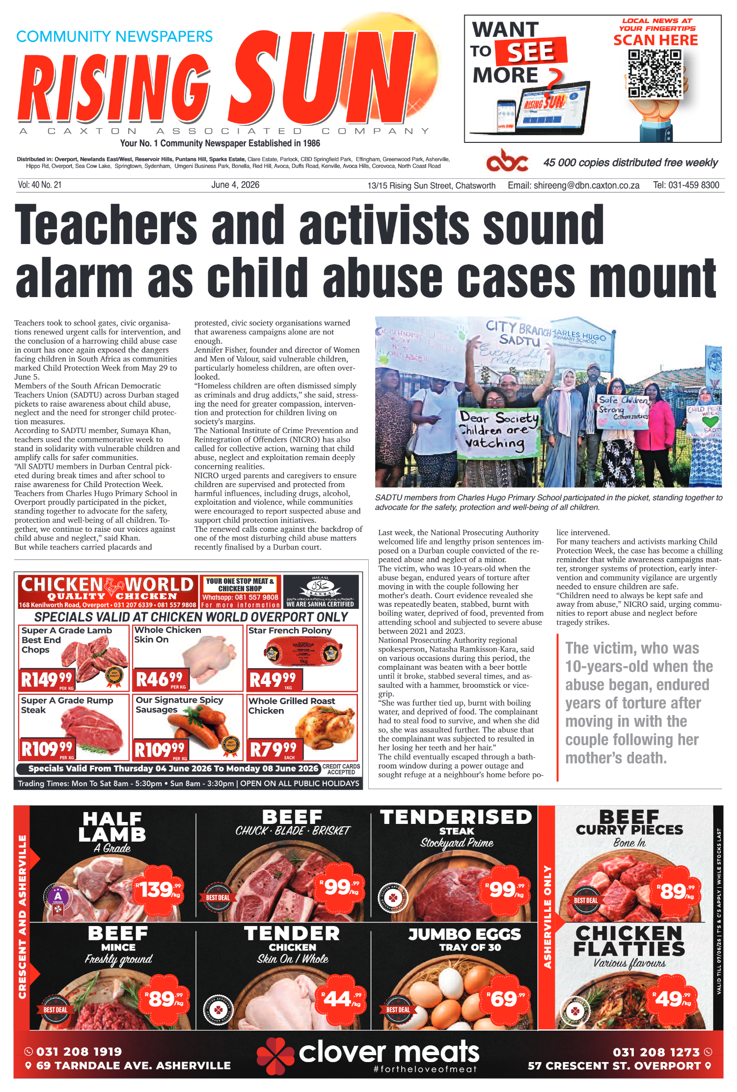 Rising Sun Overport E-Paper, June 4, 2026 page 1