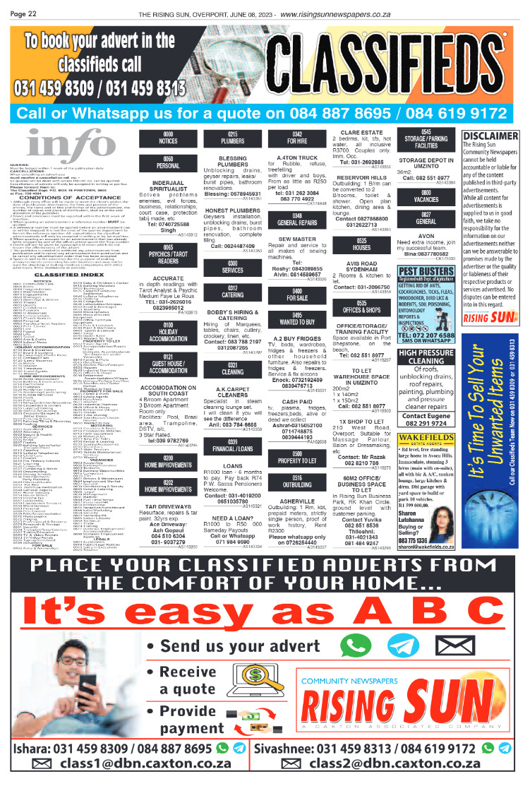 Rising Sun Overport E-Paper, June 8 page 22