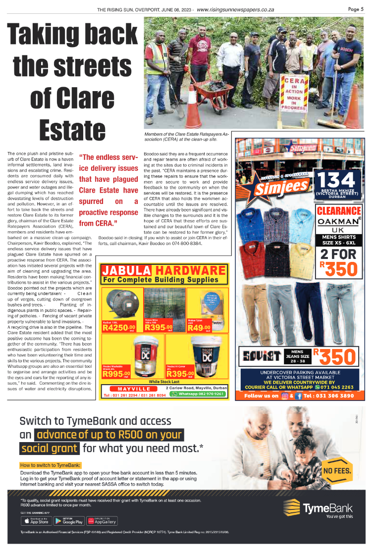 Rising Sun Overport E-Paper, June 8 page 5