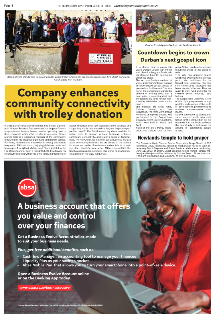 Rising Sun Overport E-Paper, June 8 page 8